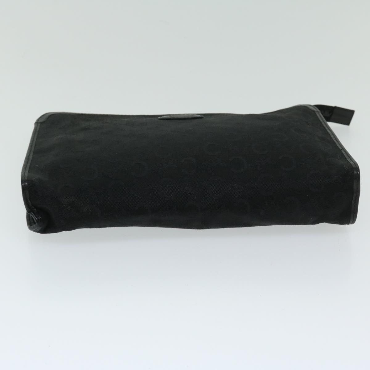 Celine CELINE C Macadam Canvas Clutch Bag Black Size ONE SIZE - 7 Thumbnail