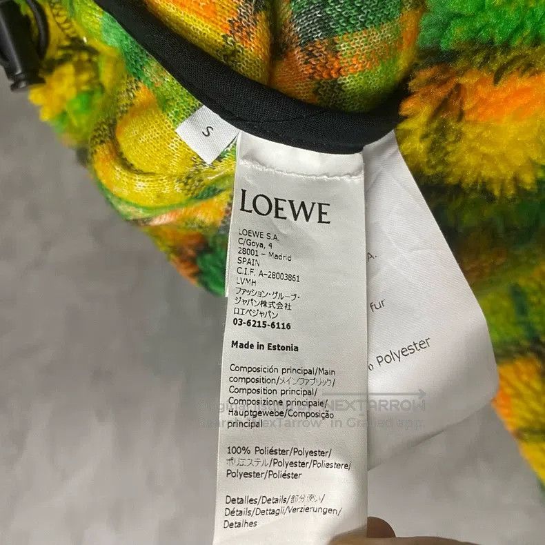 Loewe Loewe Yellow and Green Contrast Teddy Jacket Size US S / EU 44-46 / 1 - 8 Thumbnail