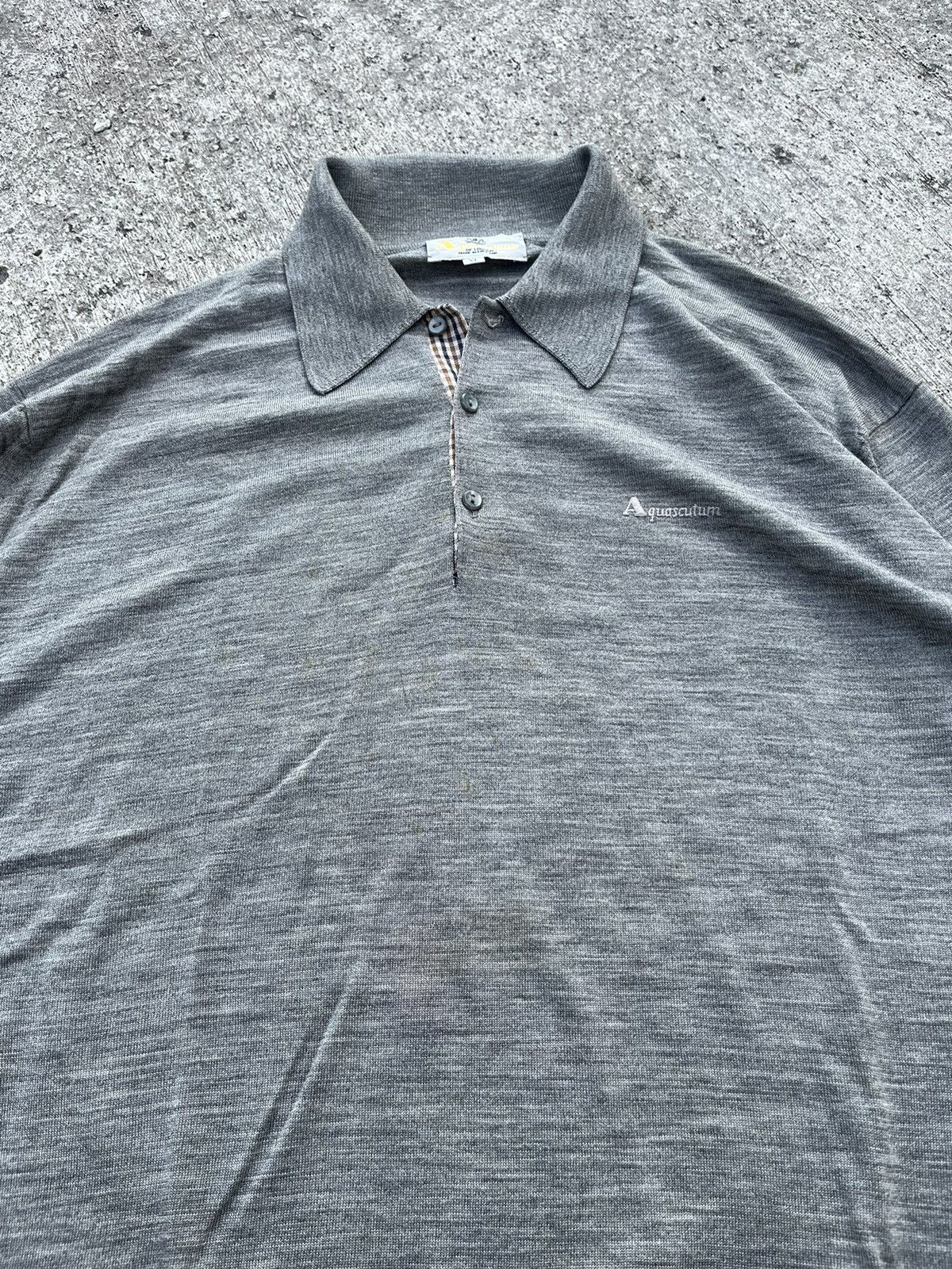 Aquascutum Vintage Aquascutum Collar Longsleeve Size US XL / EU 56 / 4 - 8 Thumbnail