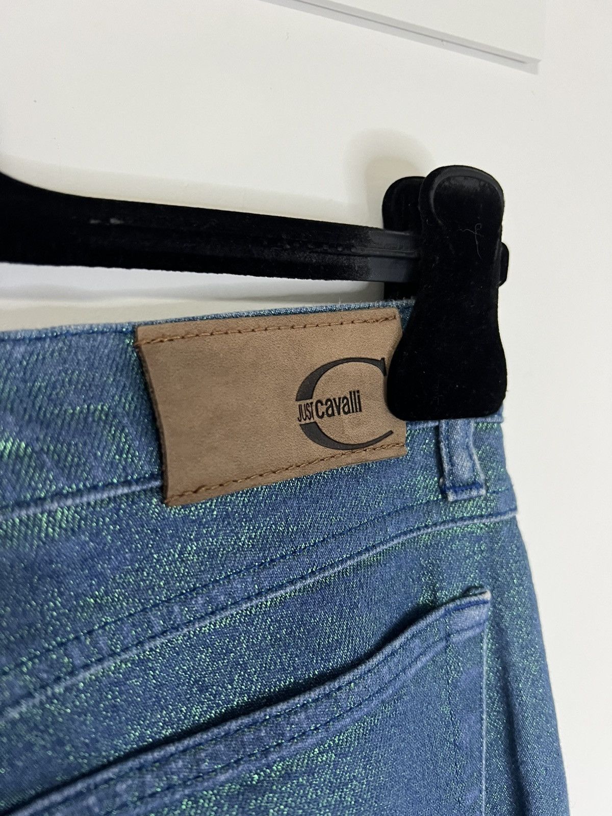Just Cavalli Just cavalli flared blue denim M glitter Size 28" / US 6 / IT 42 - 5 Thumbnail