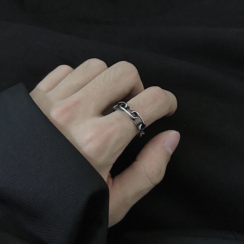 Jewelry Future Jewelry Rings Open Size Chrome Ring (Size 7-13) Size ONE SIZE - 4 Thumbnail