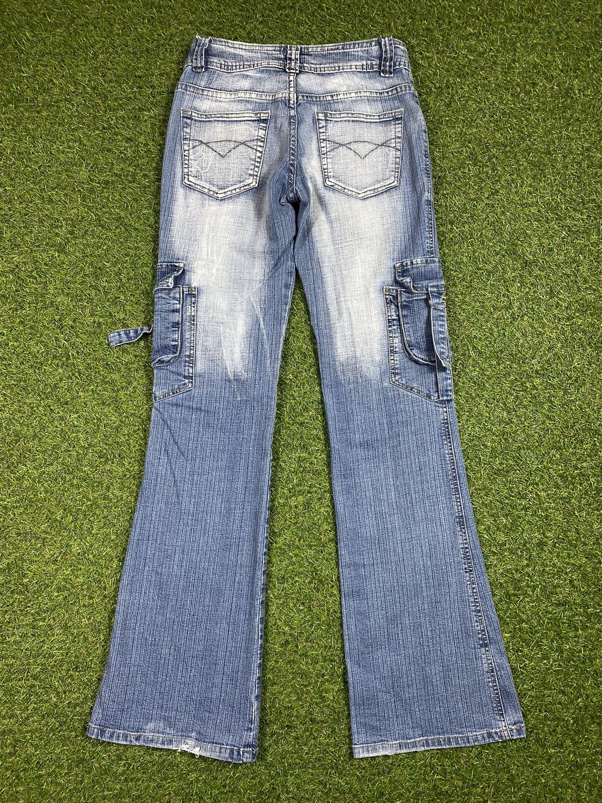 Japanese Brand Vintage 90s Japanese cargo jeans faded LGB style Size 26" / US 2 / IT 38 - 3 Thumbnail