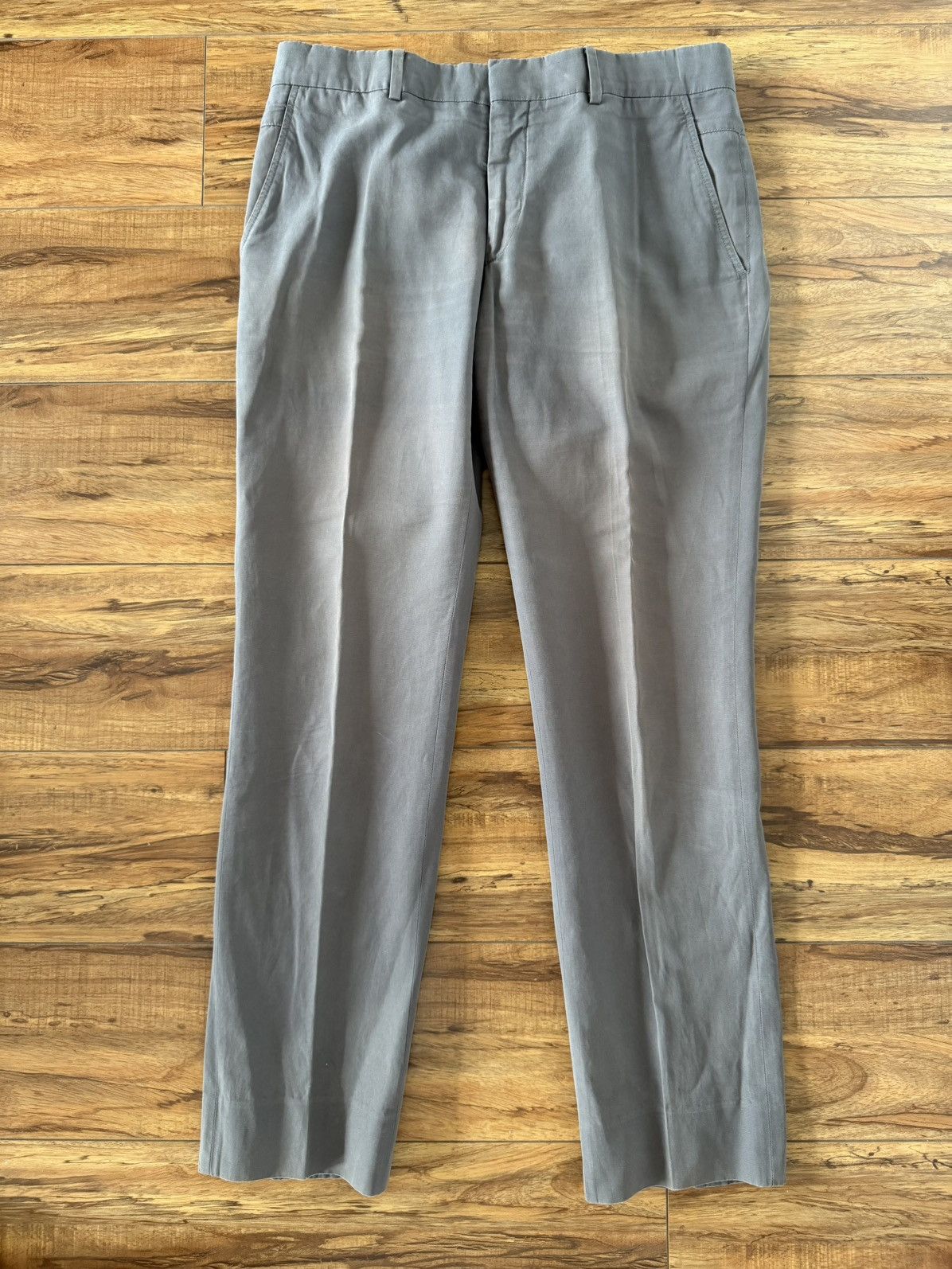 Hermes Hermès Grey Tailored Trousers (Size 32) Size US 32 / EU 48 - 3 Thumbnail