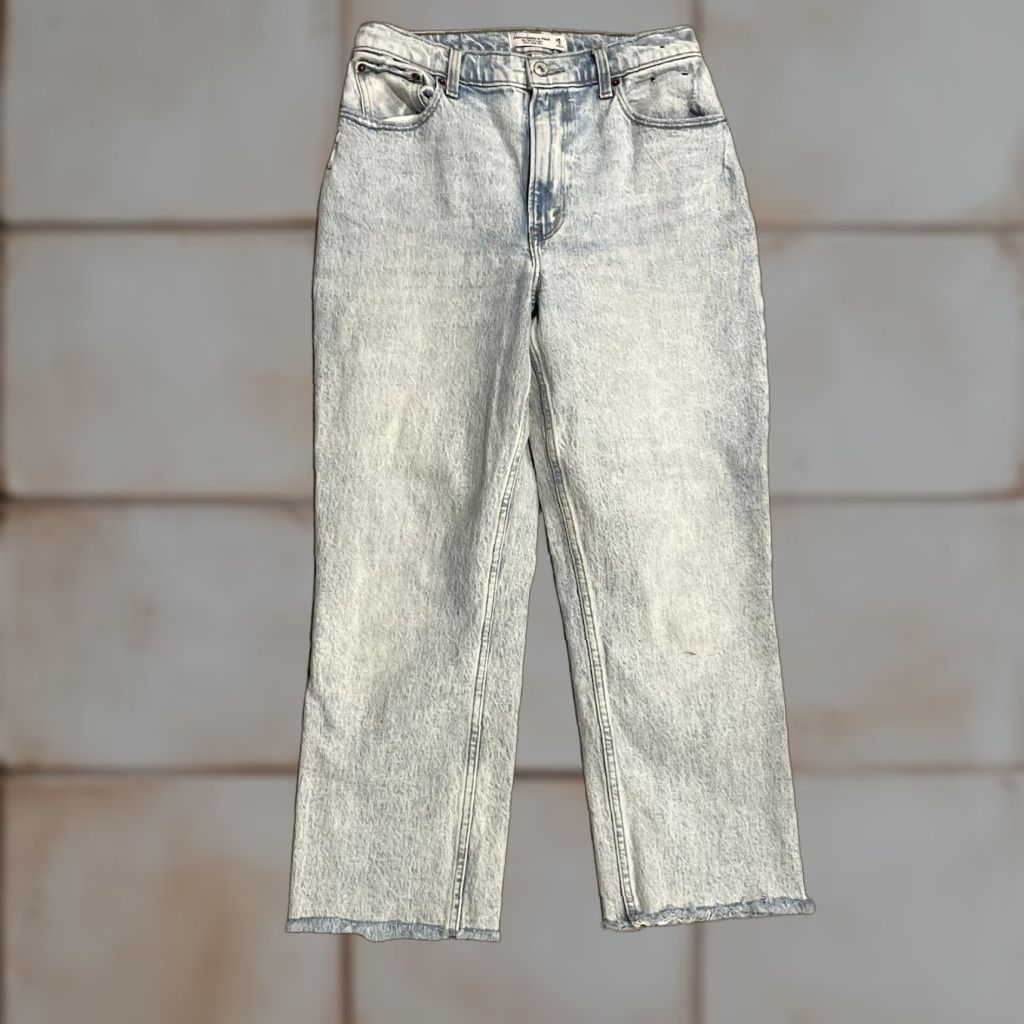 Abercrombie & Fitch VINTAGE Abercrombie & Fitch The 90’s Straight Ultra High Rise Curve Love Jean Casual Women 28 Jeans Size 28" / US 6 / IT 42 - 1 Thumbnail