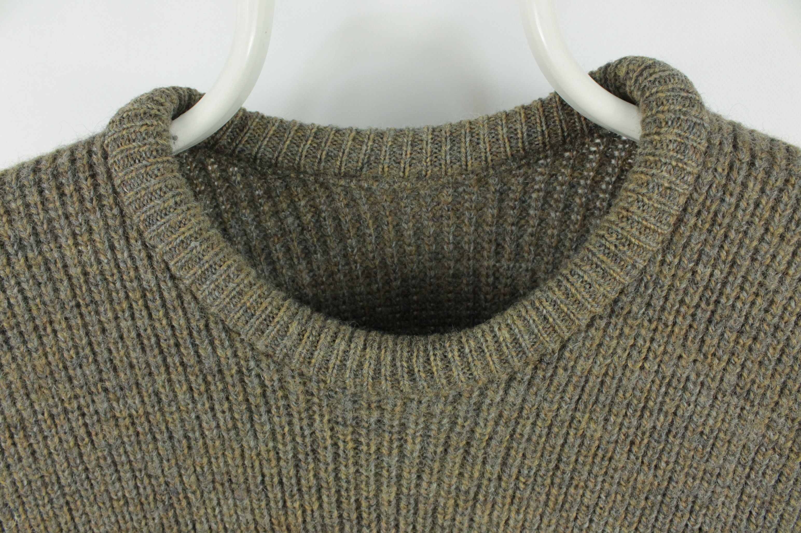Barbour Vintage Barbour D630 Chunky Heavy Knit Wool Sweater Size US XL / EU 56 / 4 - 3 Thumbnail