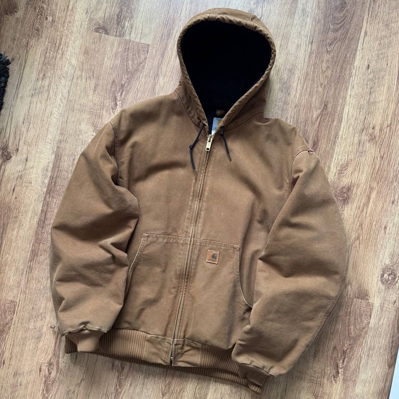 Carhartt CARHARTT VINTAGE ACTIVE JACKET FADED WORK ZIP HOODED JACKET Size US XL / EU 56 / 4 - 2 Thumbnail
