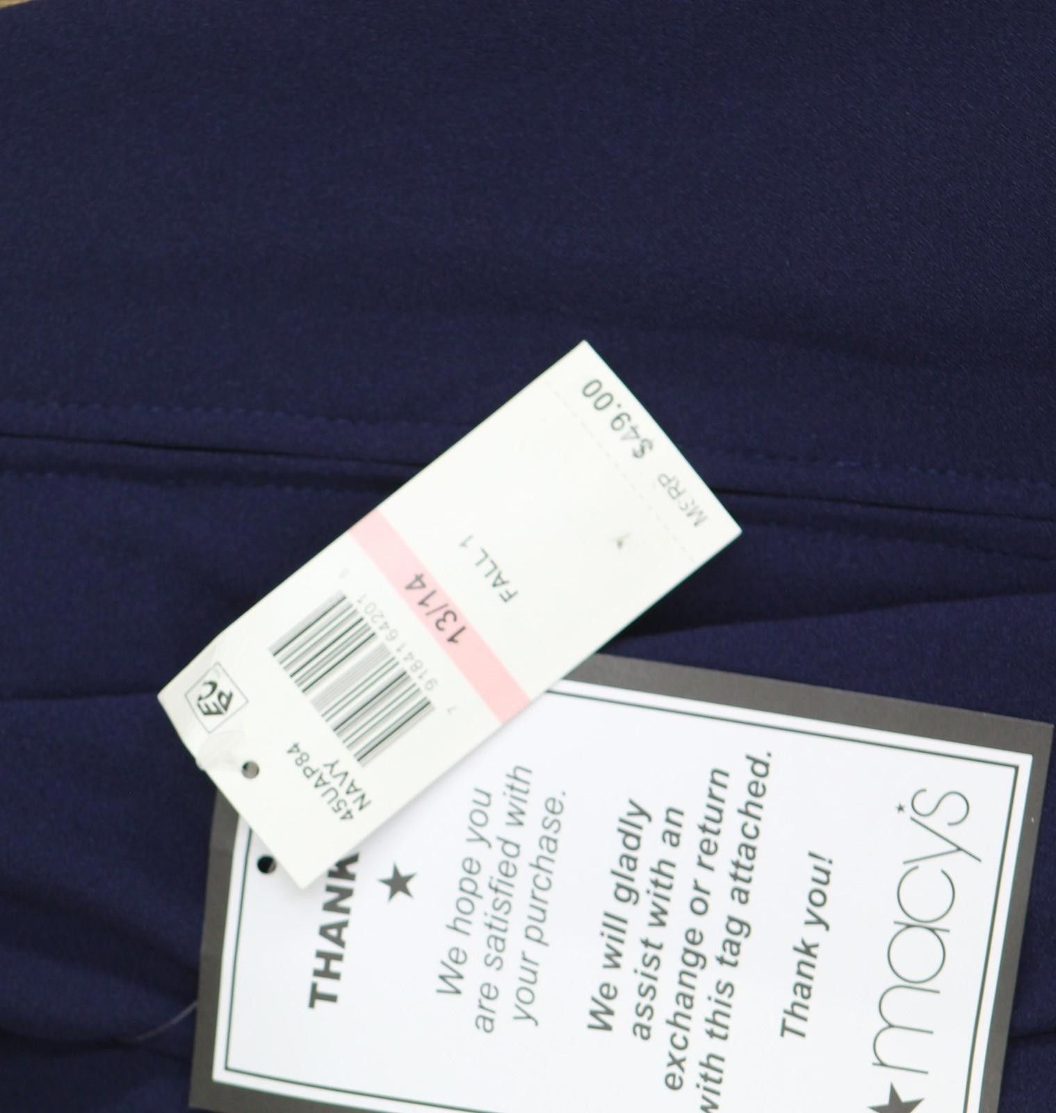 Other Nwt B. Darlin Flare Faux Pocket Mini Dress Navy Blue 13/14 Size M / US 6-8 / IT 42-44 - 3 Thumbnail