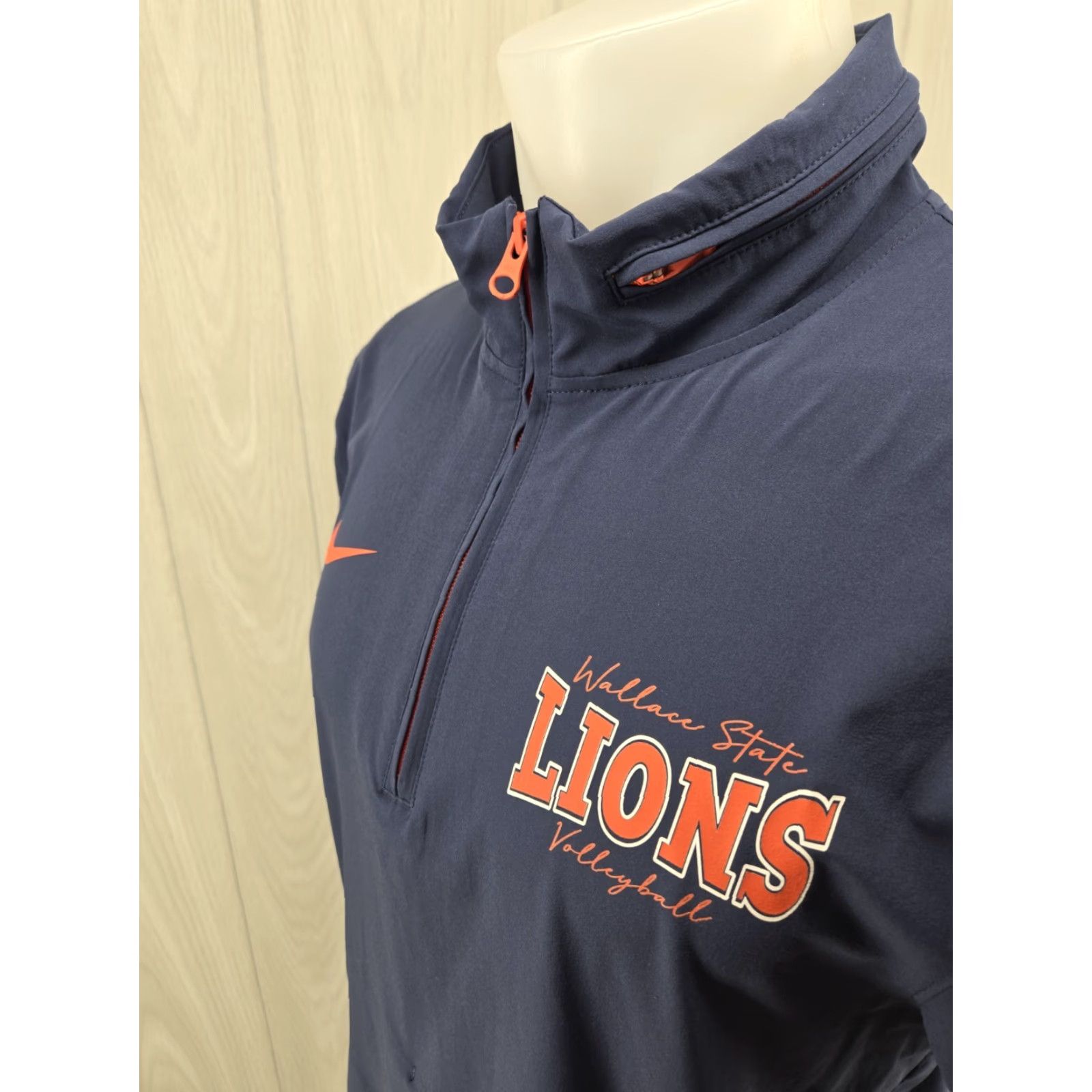 Nike Nike Wallace State Valleyball Windbreaker Jacket S Blue 1/4 Zip Men’s Small Size US S / EU 44-46 / 1 - 5 Thumbnail