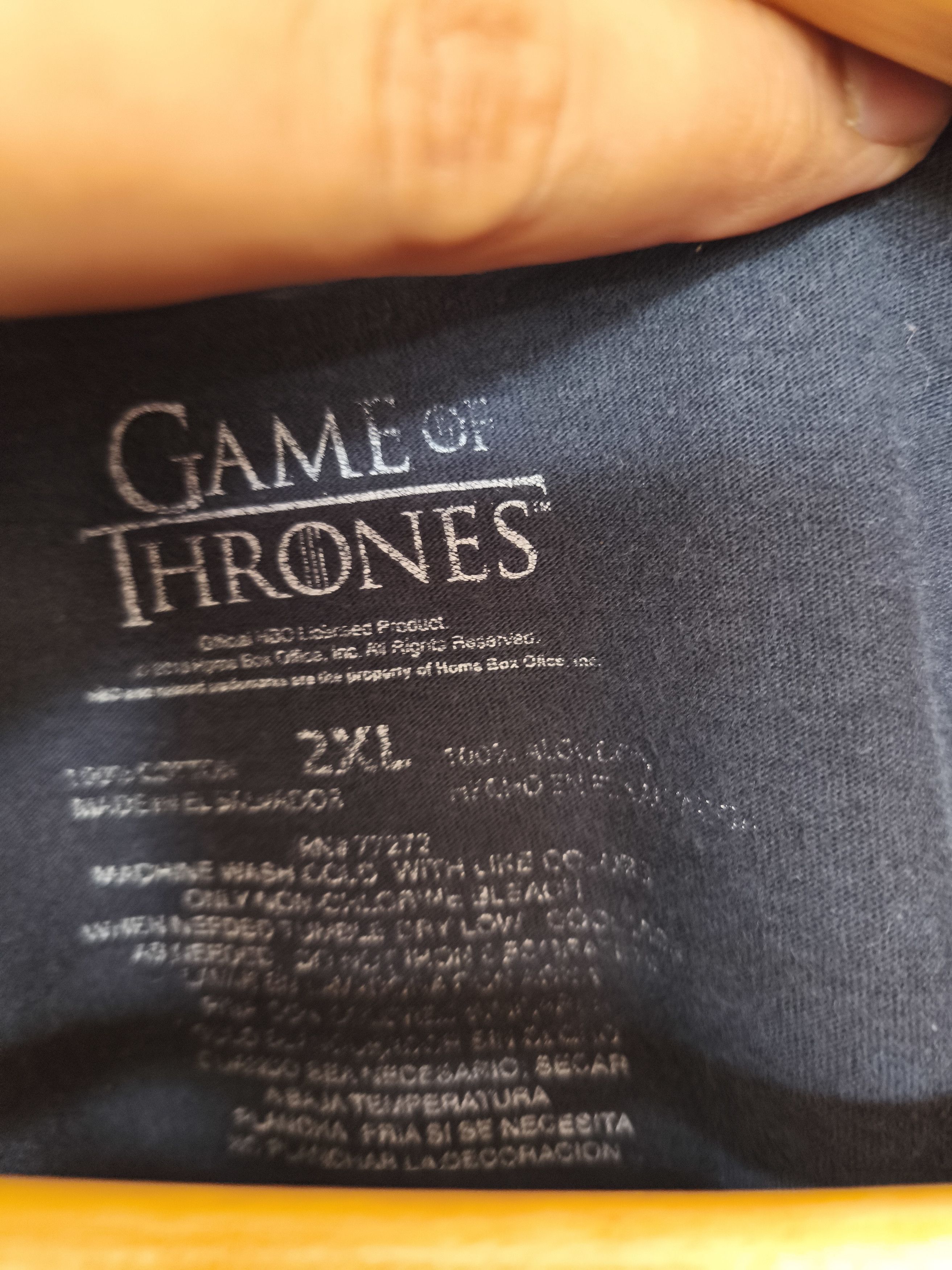 The Game Game Of Thrones t shirt Size US XL / EU 56 / 4 - 5 Thumbnail