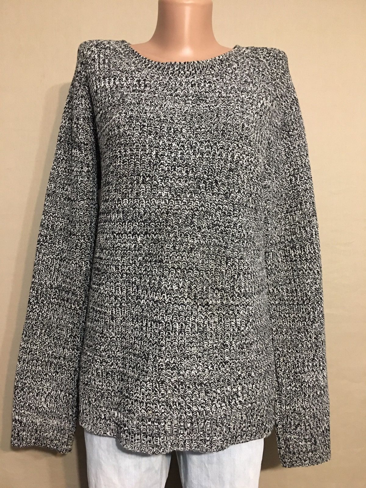 Sandro SANDRO Paris Grey Knit Wool Angora Cashmere Sweater Size L Size L / US 10 / IT 46 - 1 Thumbnail