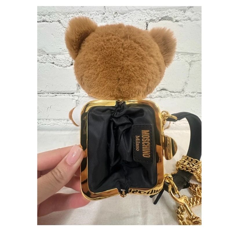Moschino AW19 Moschino Couture Jeremy Scott Teddy Bear Pouch Clutch Size ONE SIZE - 15 Thumbnail