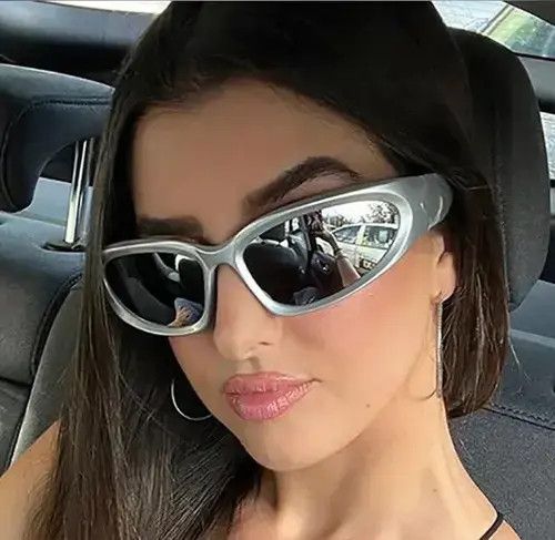 Vintage Vintage Y2K glasses Sunglasses Size ONE SIZE - 2 Thumbnail