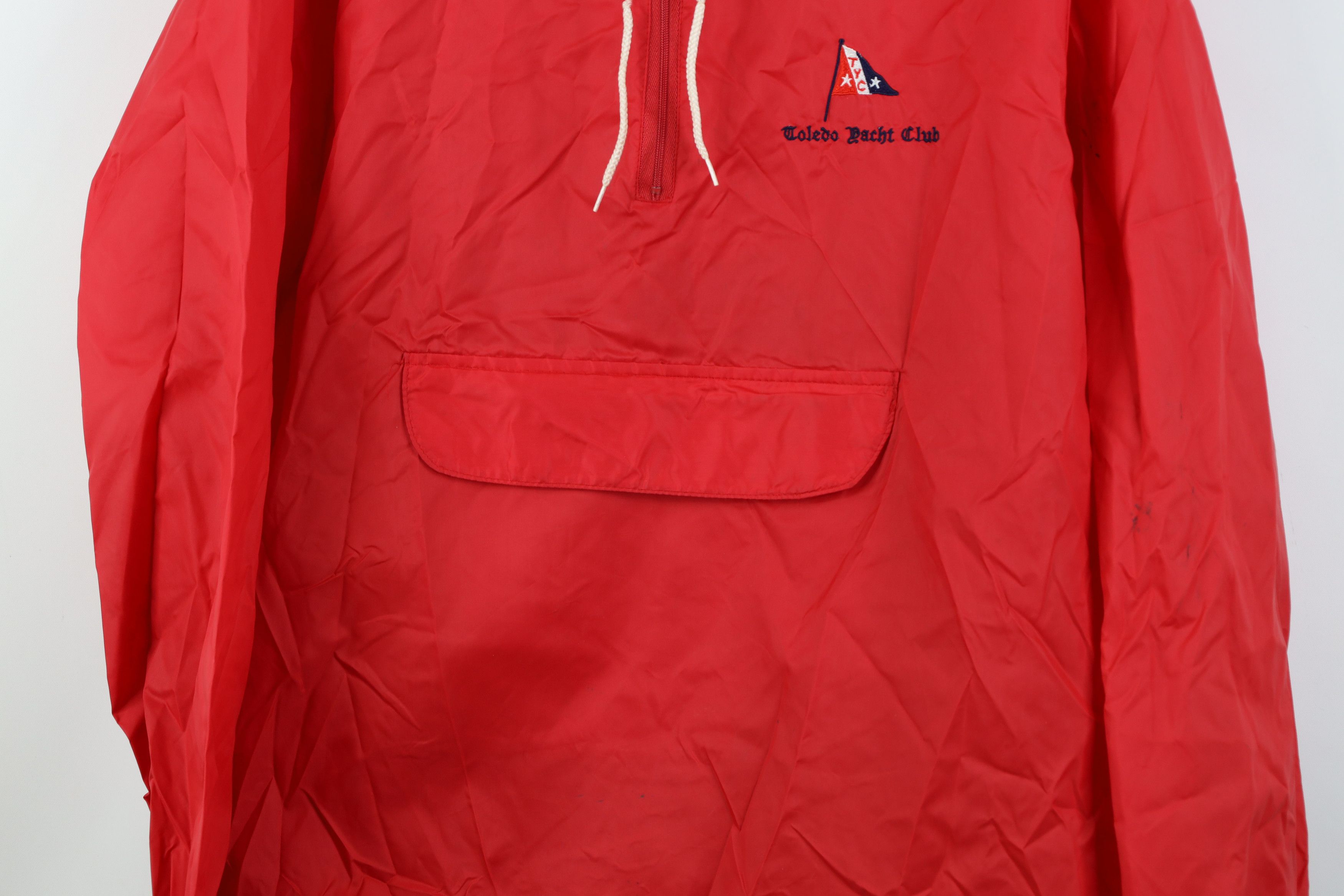 Vintage Vintage 70s Toledo Yacht Club Anorak Windbreaker Jacket Size US L / EU 52-54 / 3 - 3 Thumbnail