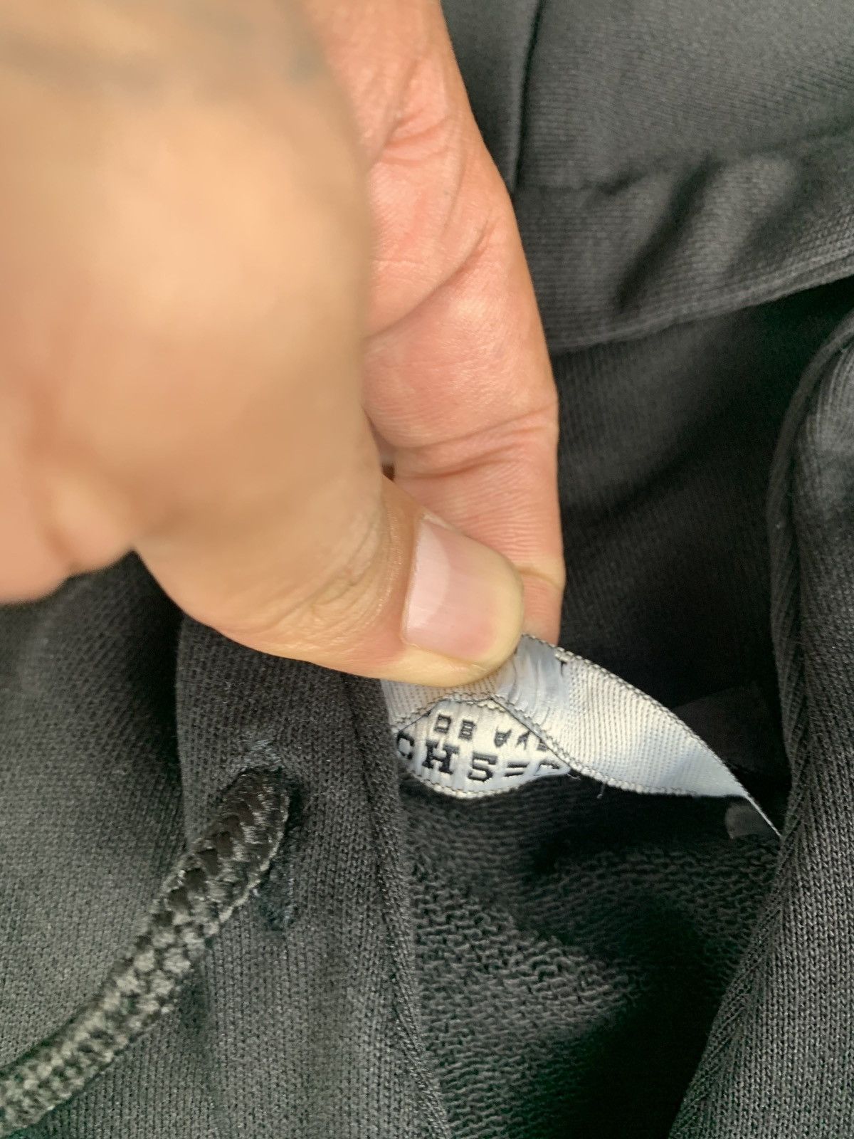 C2H4 C2H4 Black Cyberpunk 2 Over-Zip Code Logo Graphic Hoodie Size US S / EU 44-46 / 1 - 11 Thumbnail