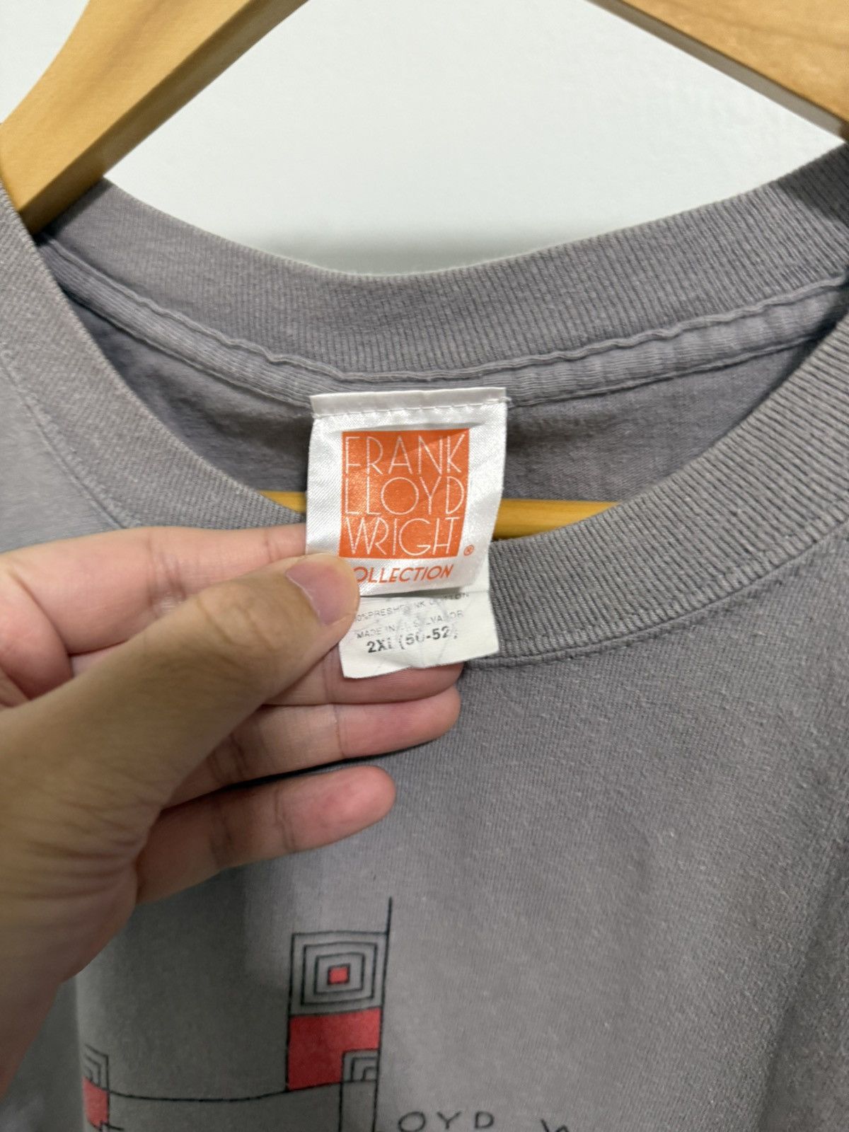Architect × Vintage Frank Lloyd Wright Graphic Tee Size US XXL / EU 58 / 5 - 4 Thumbnail