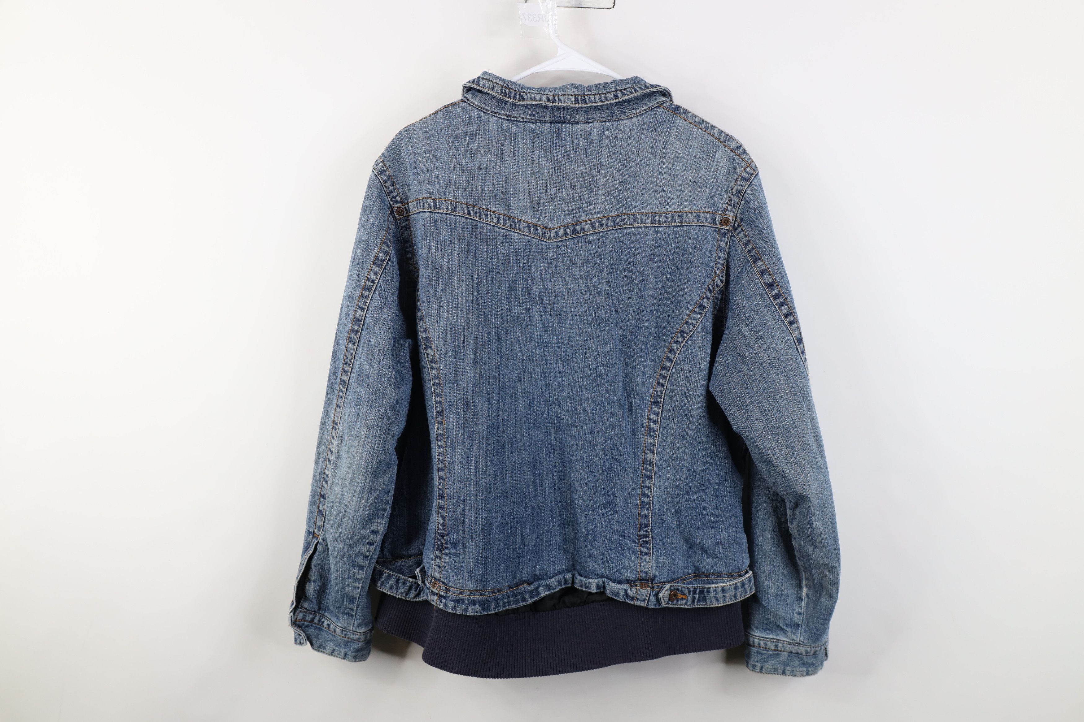 Dickies Vintage Y2K Dickies Quilted Denim Jean Tucker Jacket Blue Size XL / US 12-14 / IT 48-50 - 15 Thumbnail