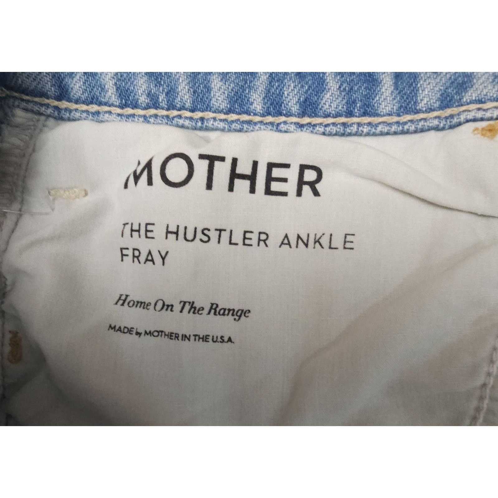 MOTHER Mother Superior The Hustler Ankle Fray Home On The Range Size 30" / US 8 / IT 44 - 9 Thumbnail