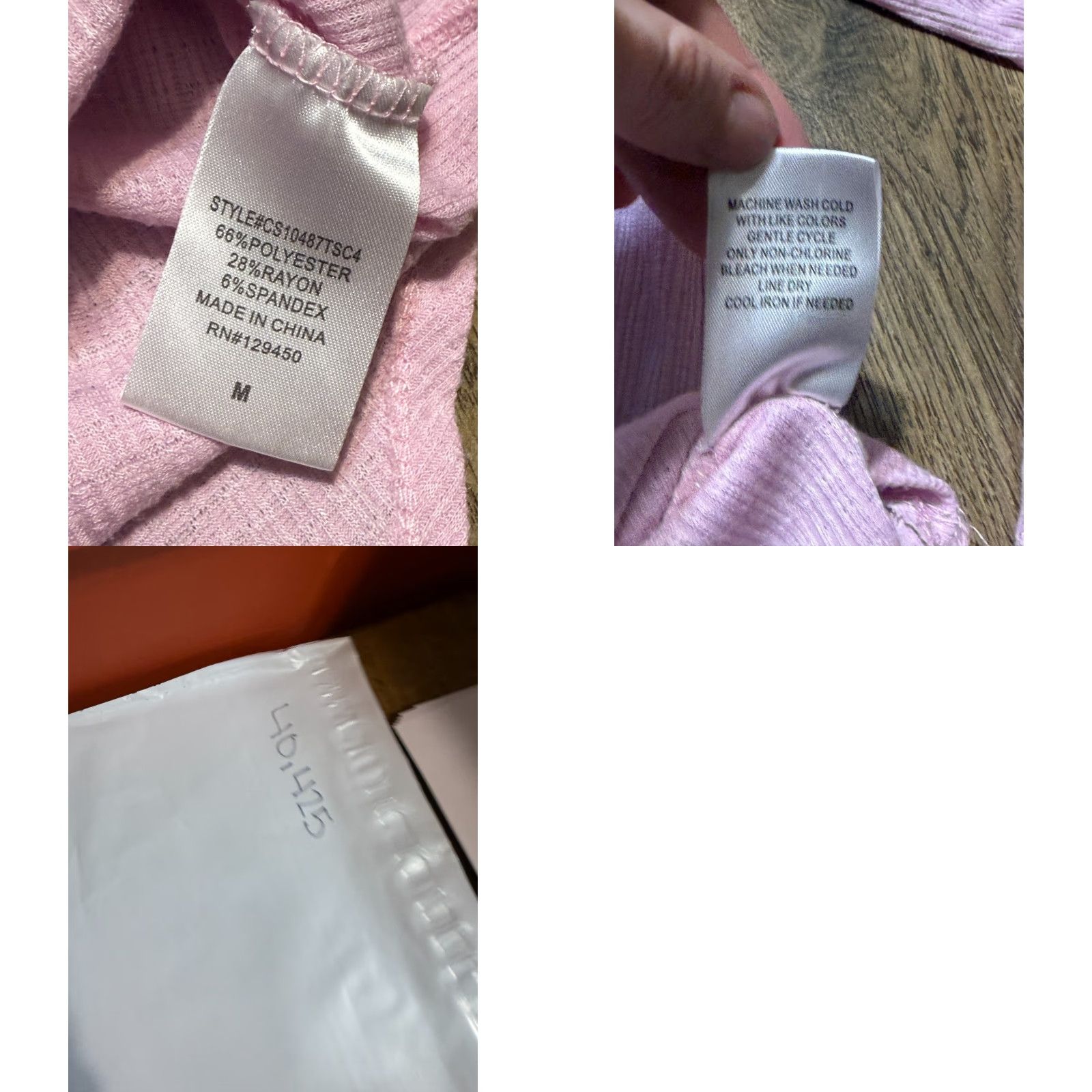 Pinko Como Shirt Women's Medium Pink Long Sleeve V-Neck Quarter Buttons Modern Basic Size M / US 6-8 / IT 42-44 - 8 Thumbnail