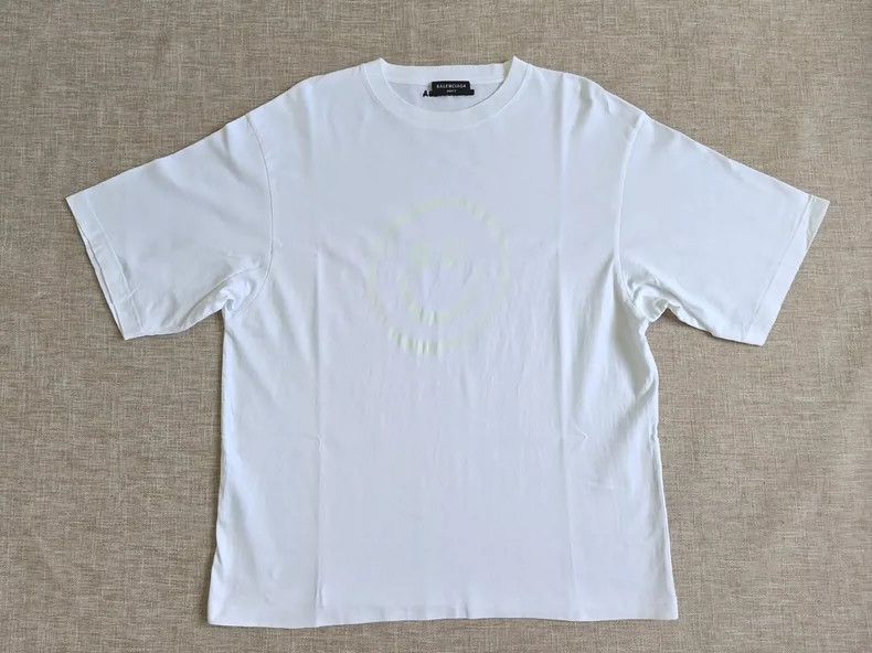 Balenciaga Balenciaga Smiley Short Sleeve T-Shirt Size US XS / EU 42 / 0 - 1 Thumbnail