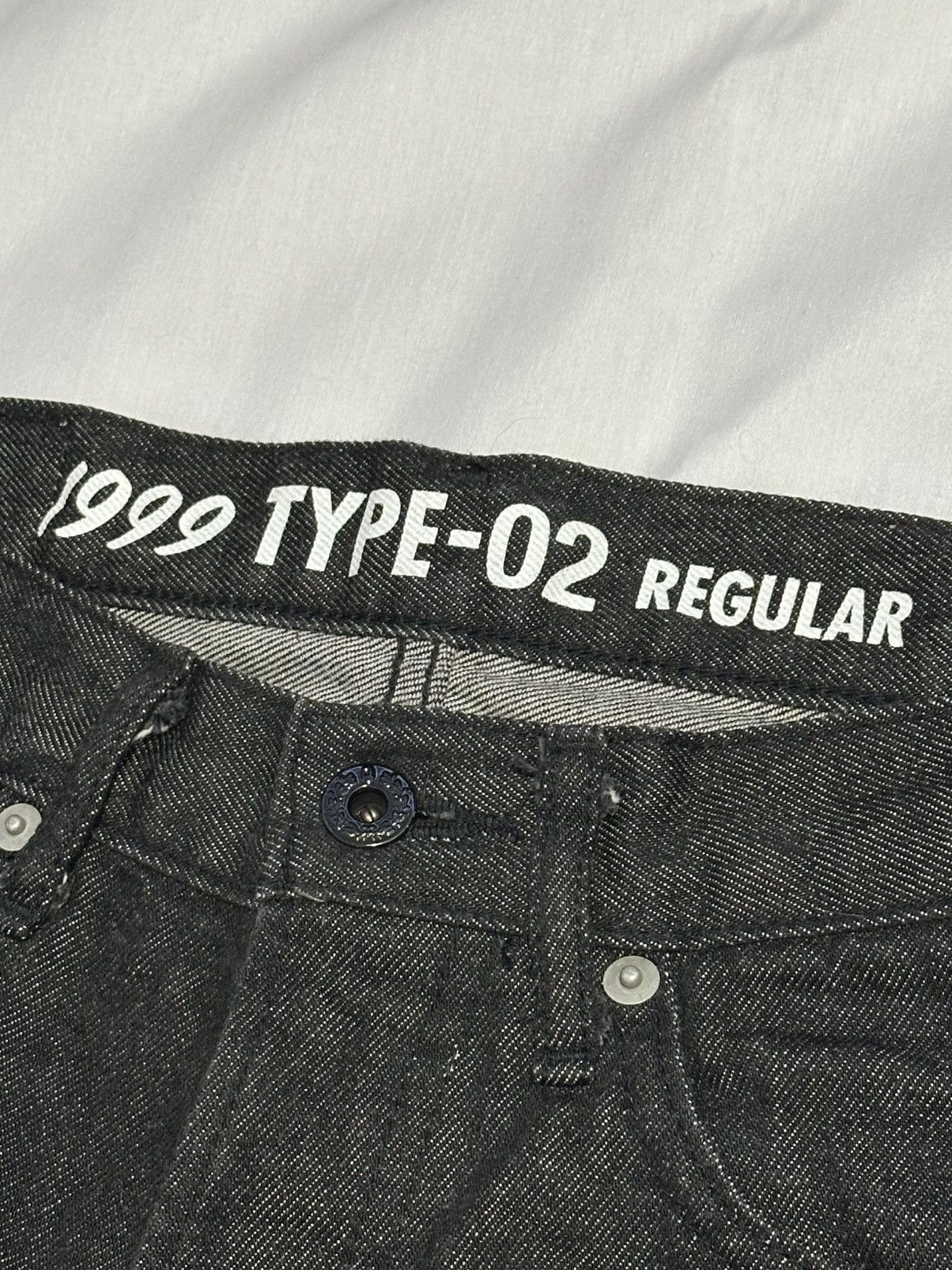 Bape BAPE Embroidered Shark Face WGM Denim Jeans Size US 32 / EU 48 - 6 Thumbnail