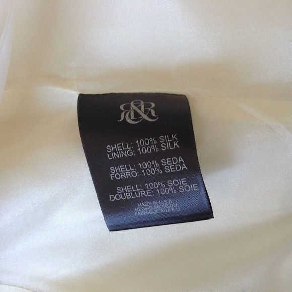 Rock & Republic NEW $945 Rock & Republic Tailor Made Runway White Silk Ruffl Size S / US 4 / IT 40 - 5 Thumbnail