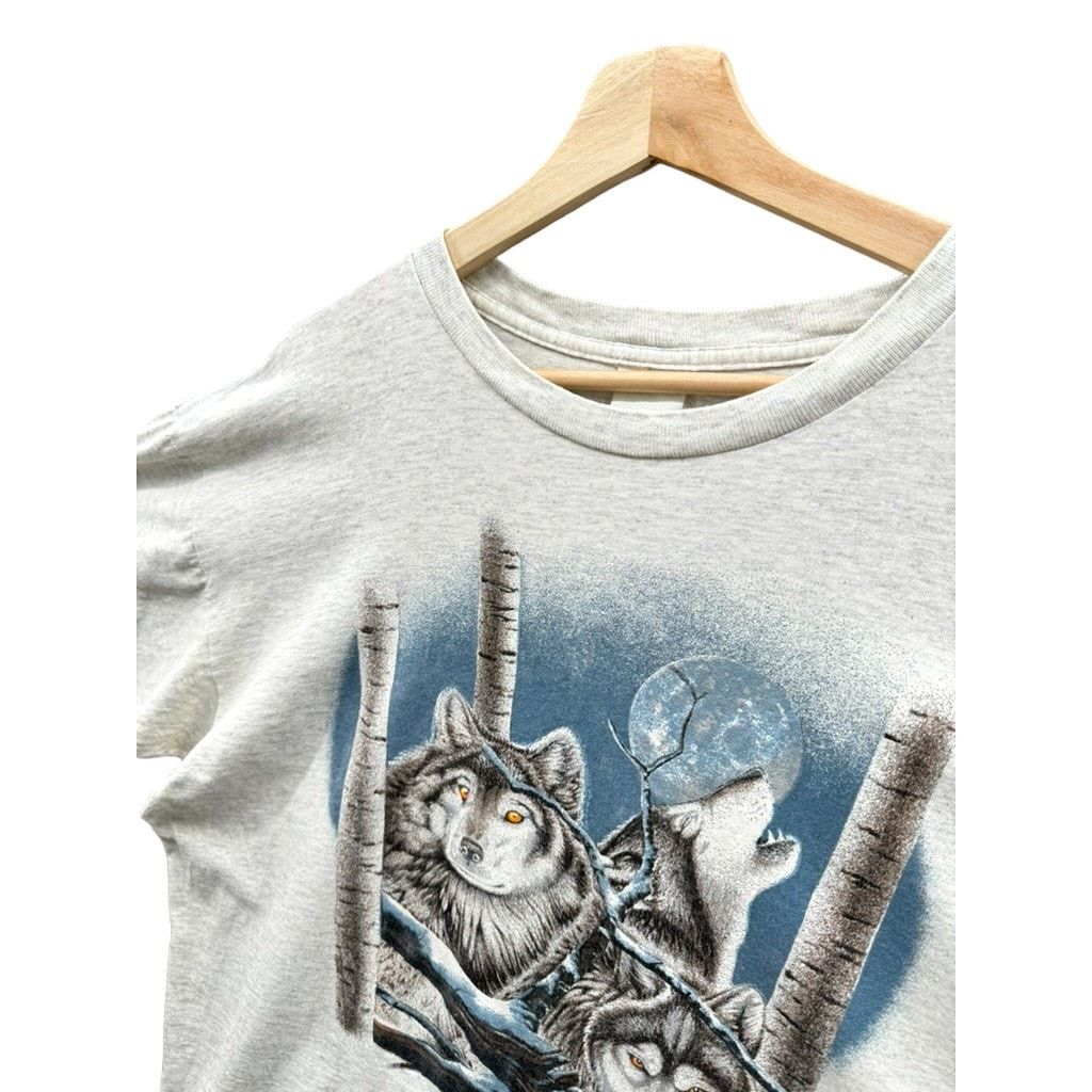 Vintage 1994 Wolfpack Animal Nature Graphic Tee Size US L / EU 52-54 / 3 - 5 Thumbnail