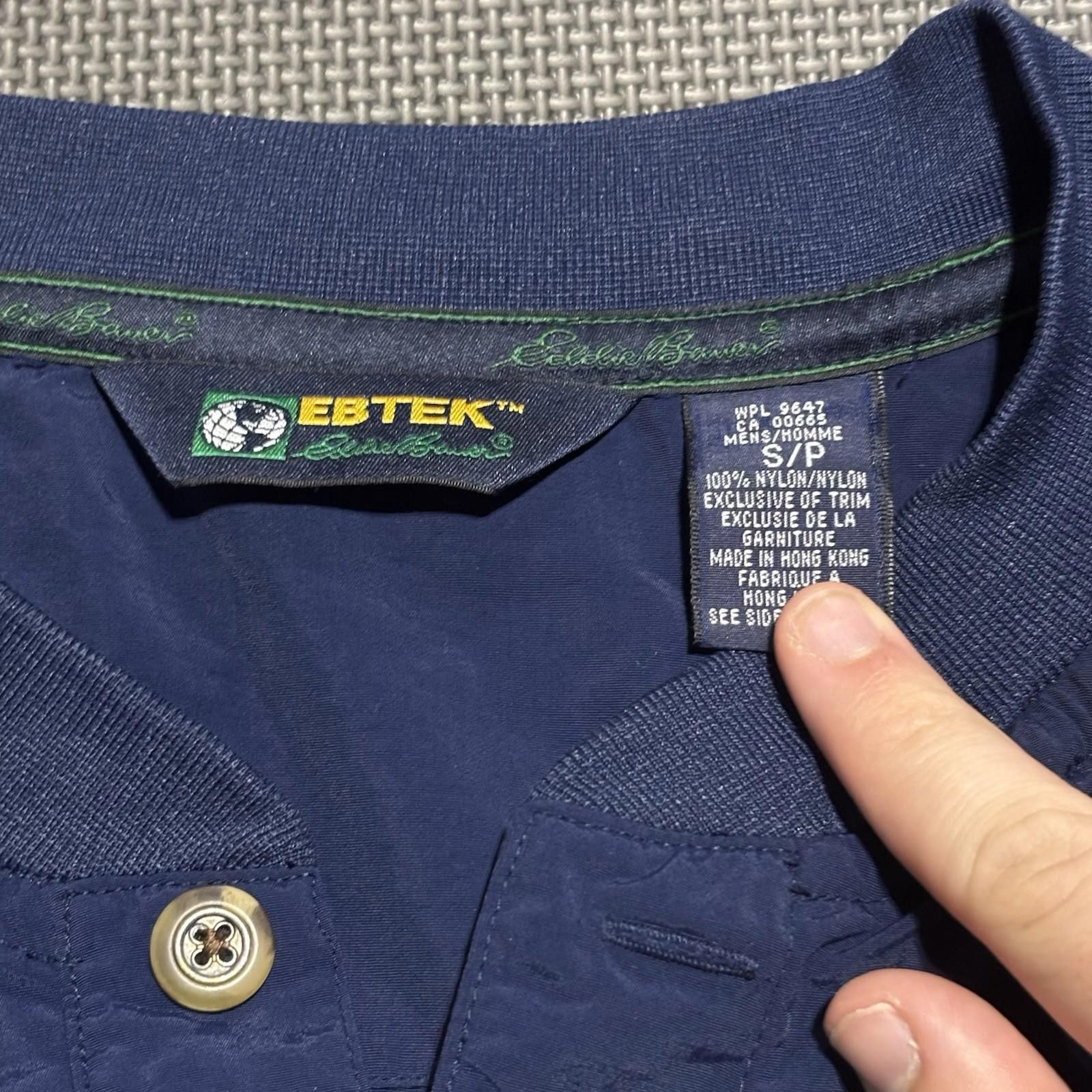 Eddie Bauer Eddie Bauer Golf Ebtek Jacket Mens Small Windbreaker Blue Size US S / EU 44-46 / 1 - 7 Thumbnail
