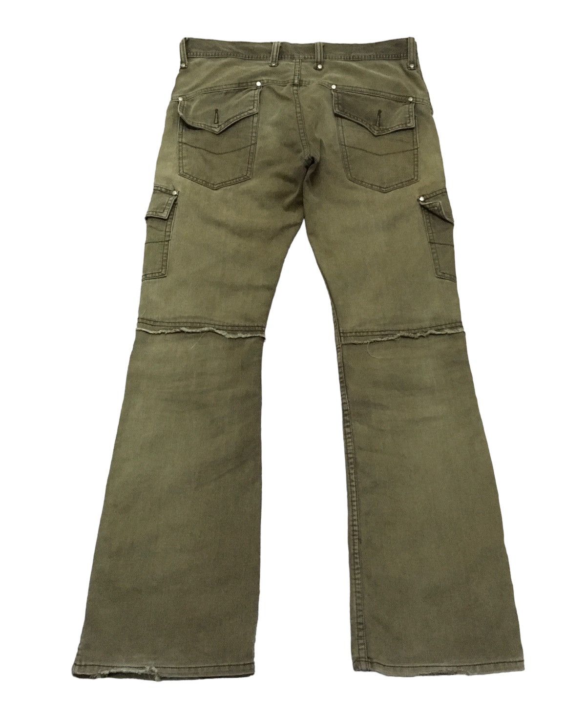 If Six Was Nine Rare Design Vintage Brand Pure Paradise Bondage Jeans 1990s Size US 31 - 2 Thumbnail