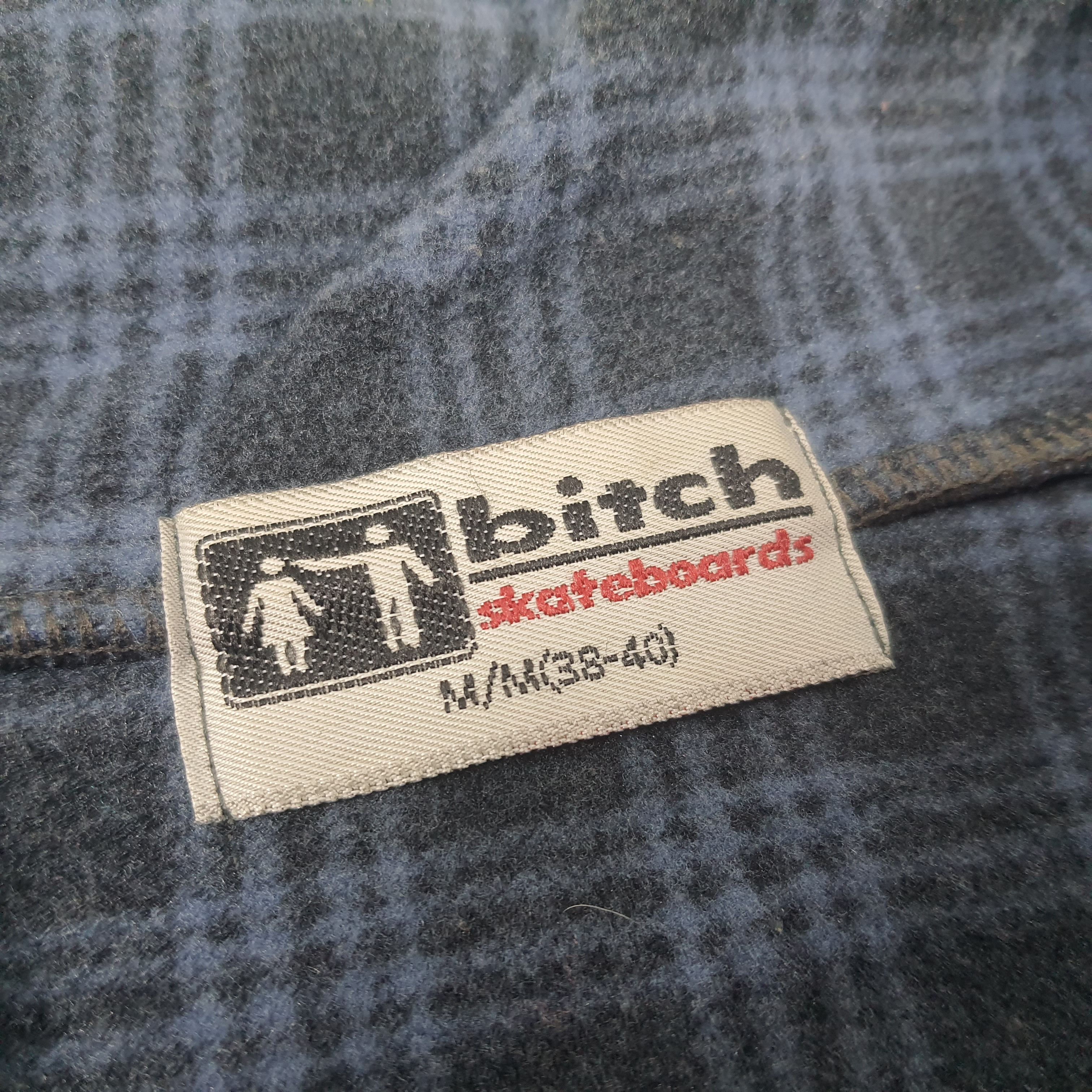 Other Vintage BITCH Skateboards Zipper Fleece Sweatshirts Size US L / EU 52-54 / 3 - 5 Thumbnail