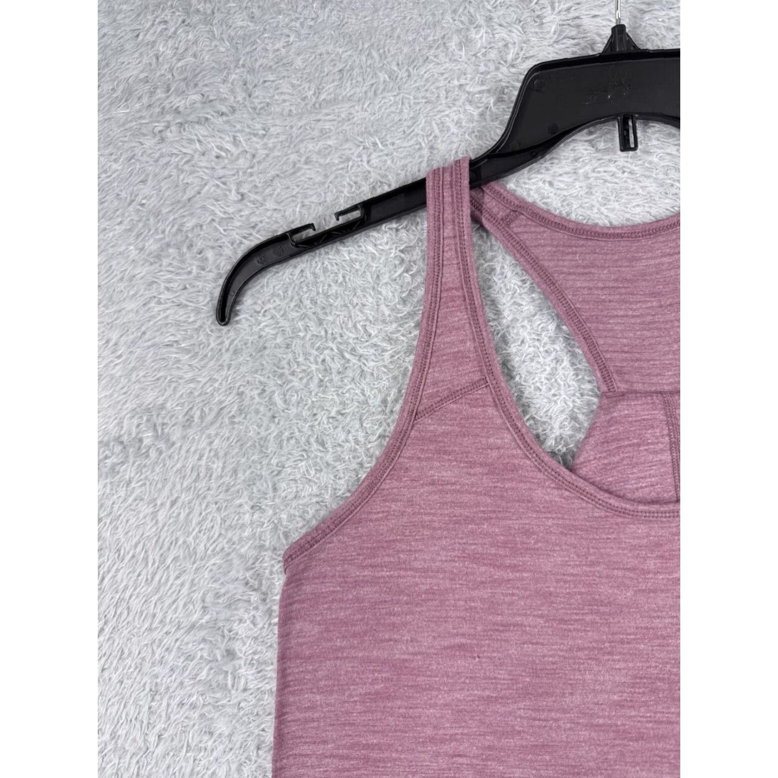 Lululemon Lululemon Shirt Women 8 Pink Mauve Essential Tank Luon Fabric Yoga W1NI7S Size M / US 6-8 / IT 42-44 - 3 Thumbnail