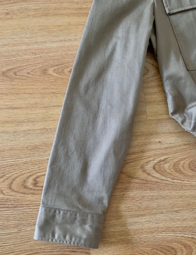 Zara Cropped Boxy Work Military Jacket Size US M / EU 48-50 / 2 - 6 Thumbnail