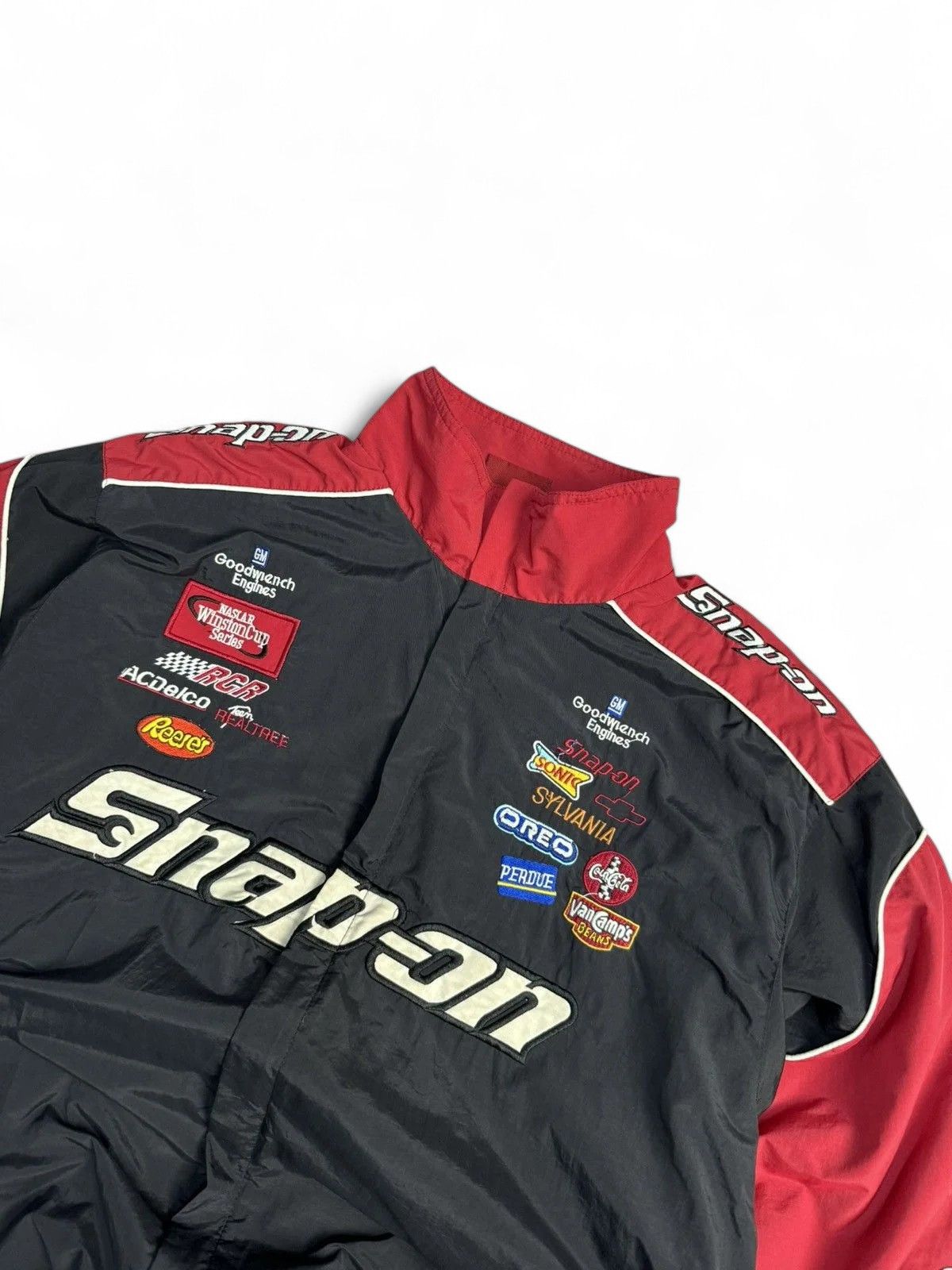Mercedes-Benz Vintage Snap-On NASCAR Racing Jacket Formula1 Y2K Streetwear Size US XL / EU 56 / 4 - 4 Thumbnail