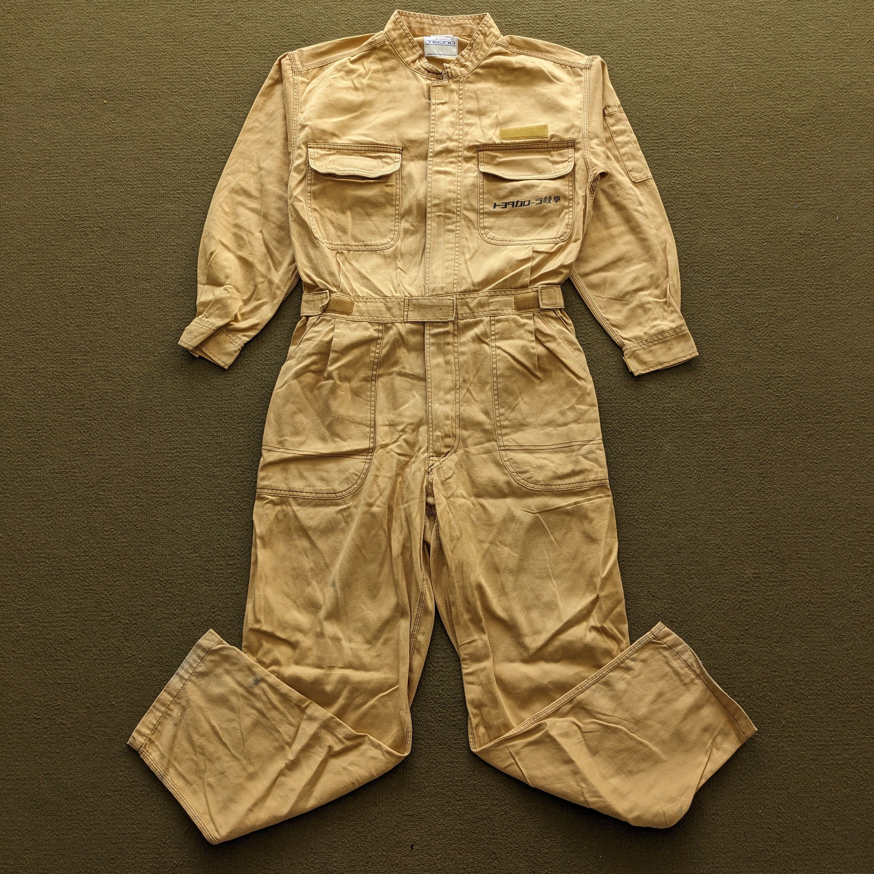 Vintage Vintage TOYOTA TECNO Racing Coverall Workwear Jacket Size US M / EU 48-50 / 2 - 3 Thumbnail