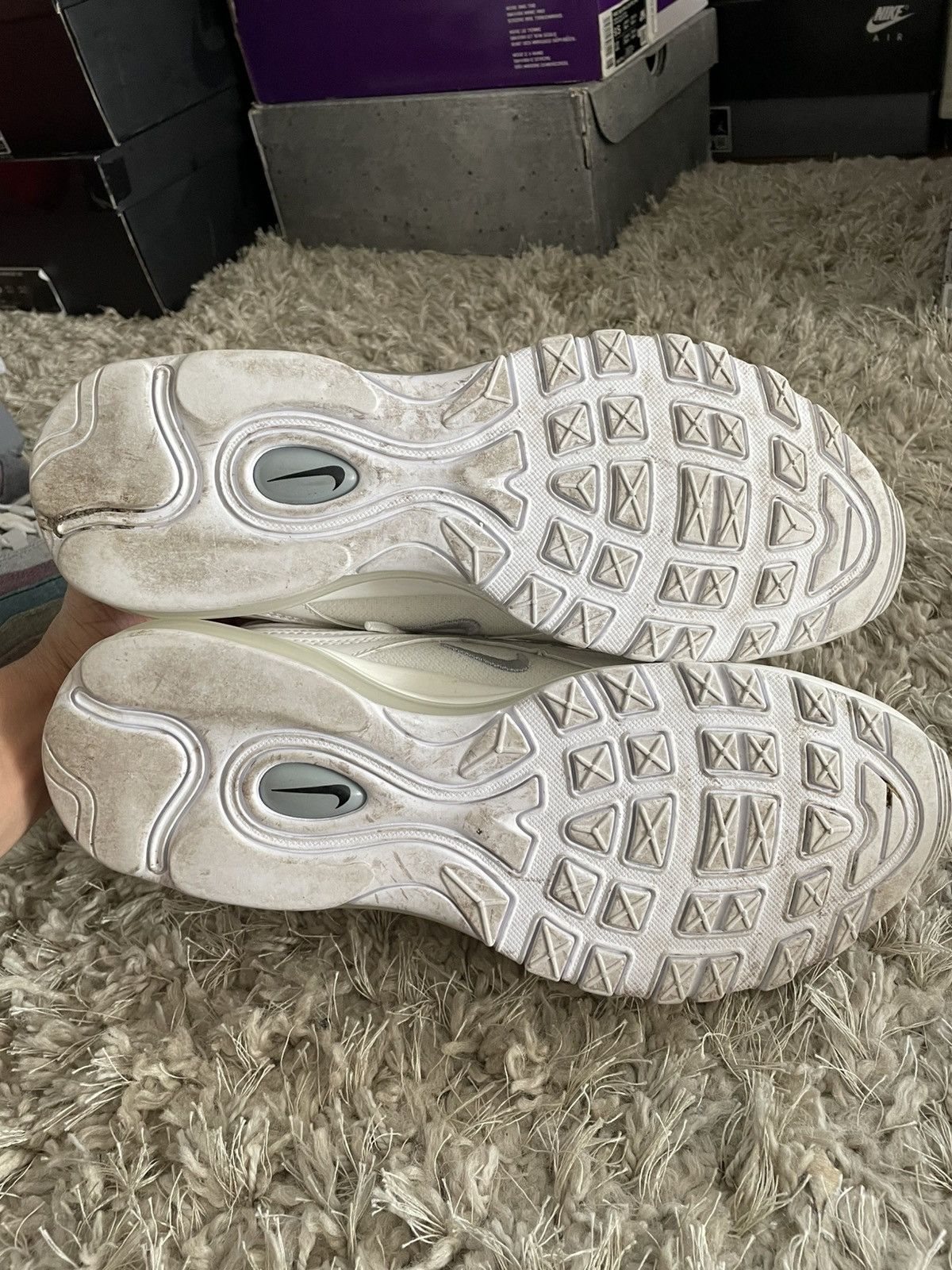 Nike Nike Air Max 97 Triple White Size US 11 / EU 44 - 7 Thumbnail