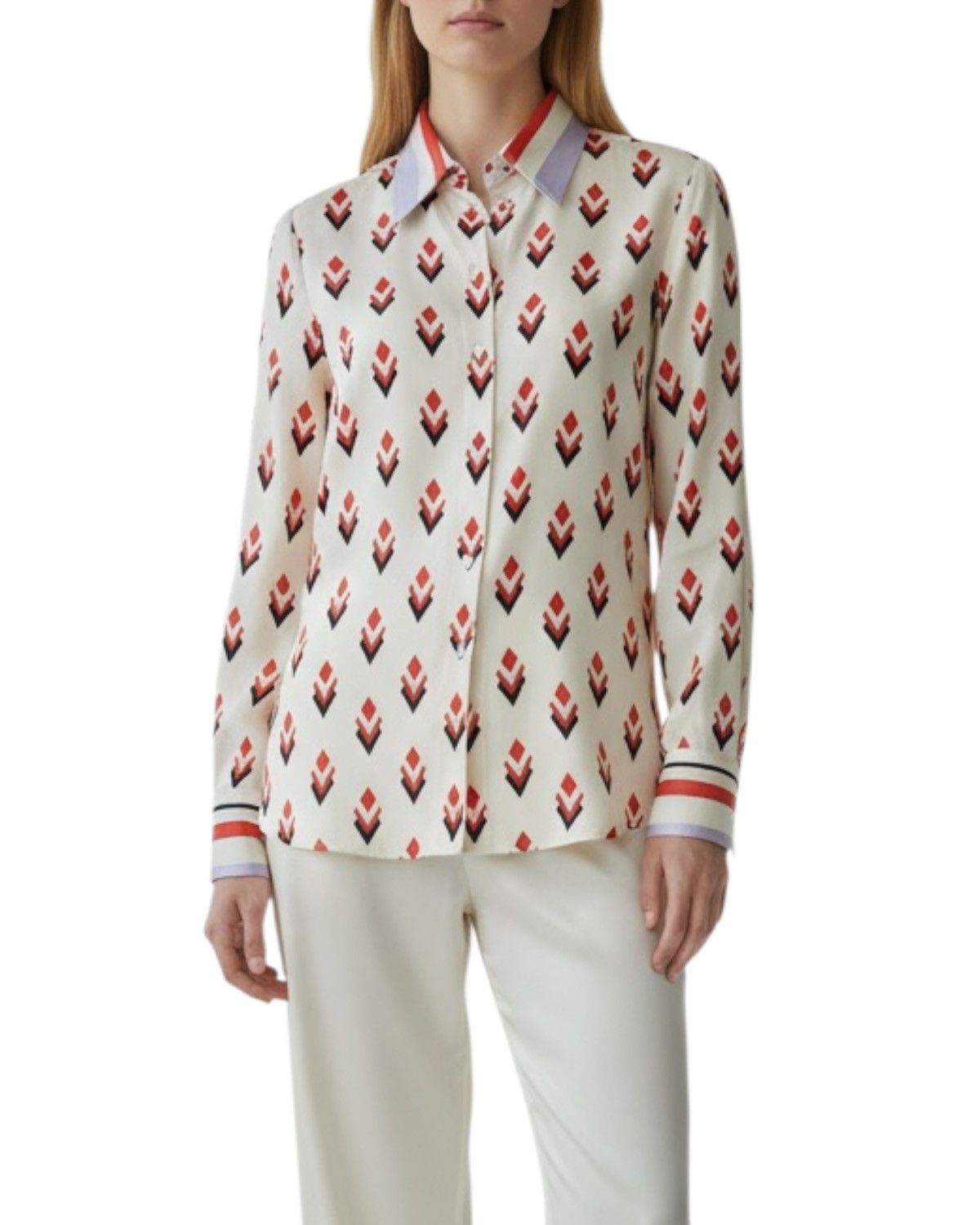 Valentino Valentino Ceramic Print Blouse Size XS / US 0-2 / IT 36-38 - 3 Thumbnail
