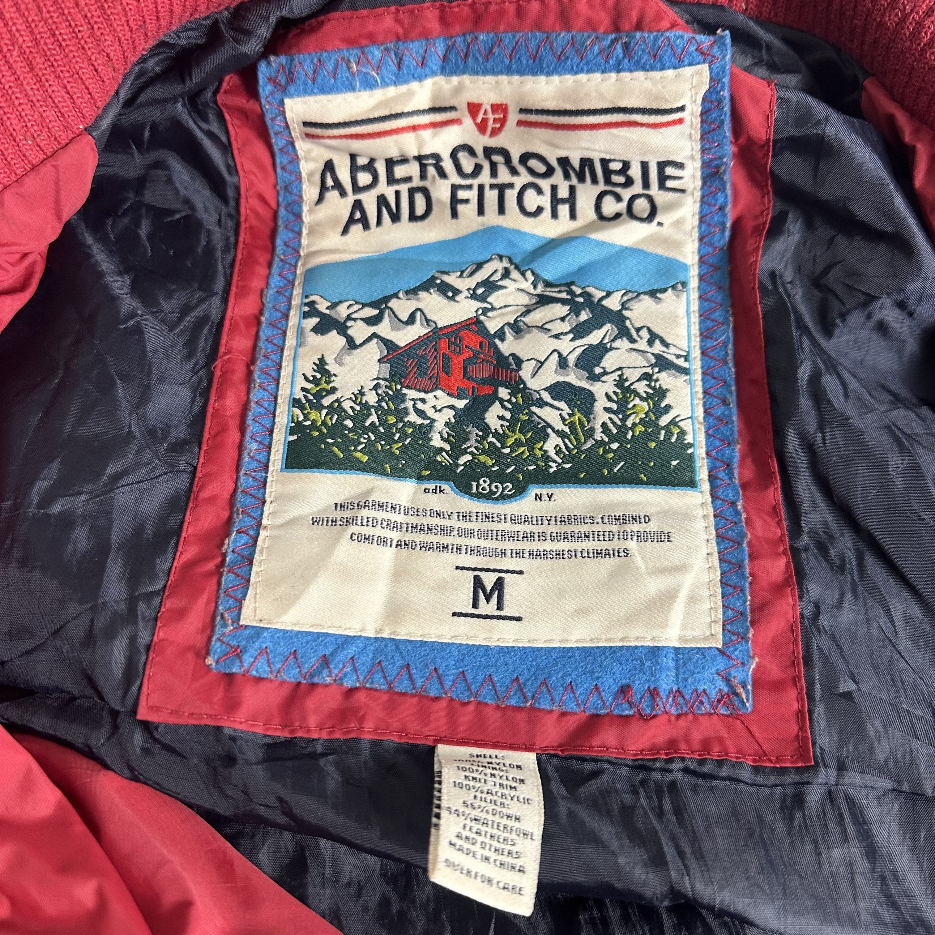 Abercrombie & Fitch 🔥RARE🔥Vintage Abercrombie & Fitch Puffer Bomber Jacket Size US M / EU 48-50 / 2 - 7 Thumbnail