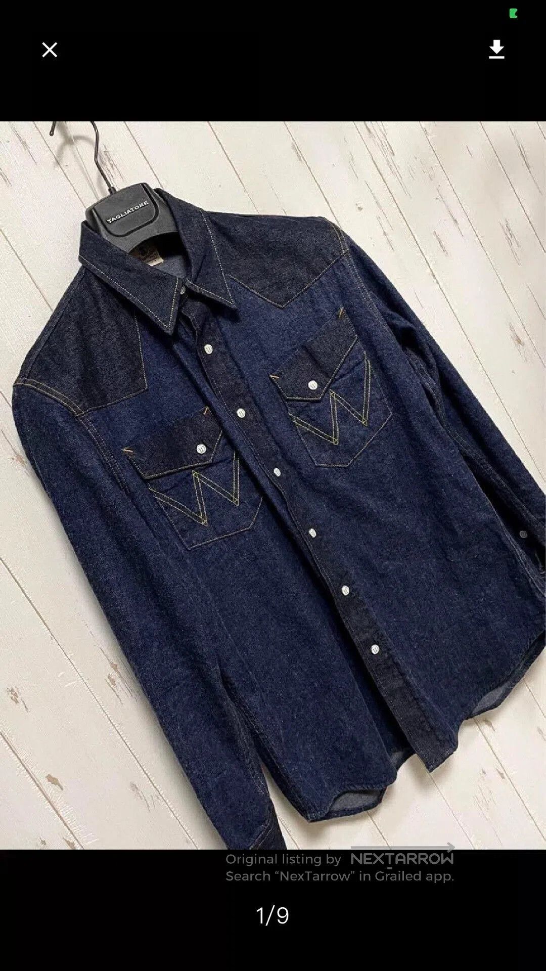 N.Hoolywood Wrangler N.HOOLYWOOD Collaboration Western Shirt. Size US S / EU 44-46 / 1 - 2 Thumbnail