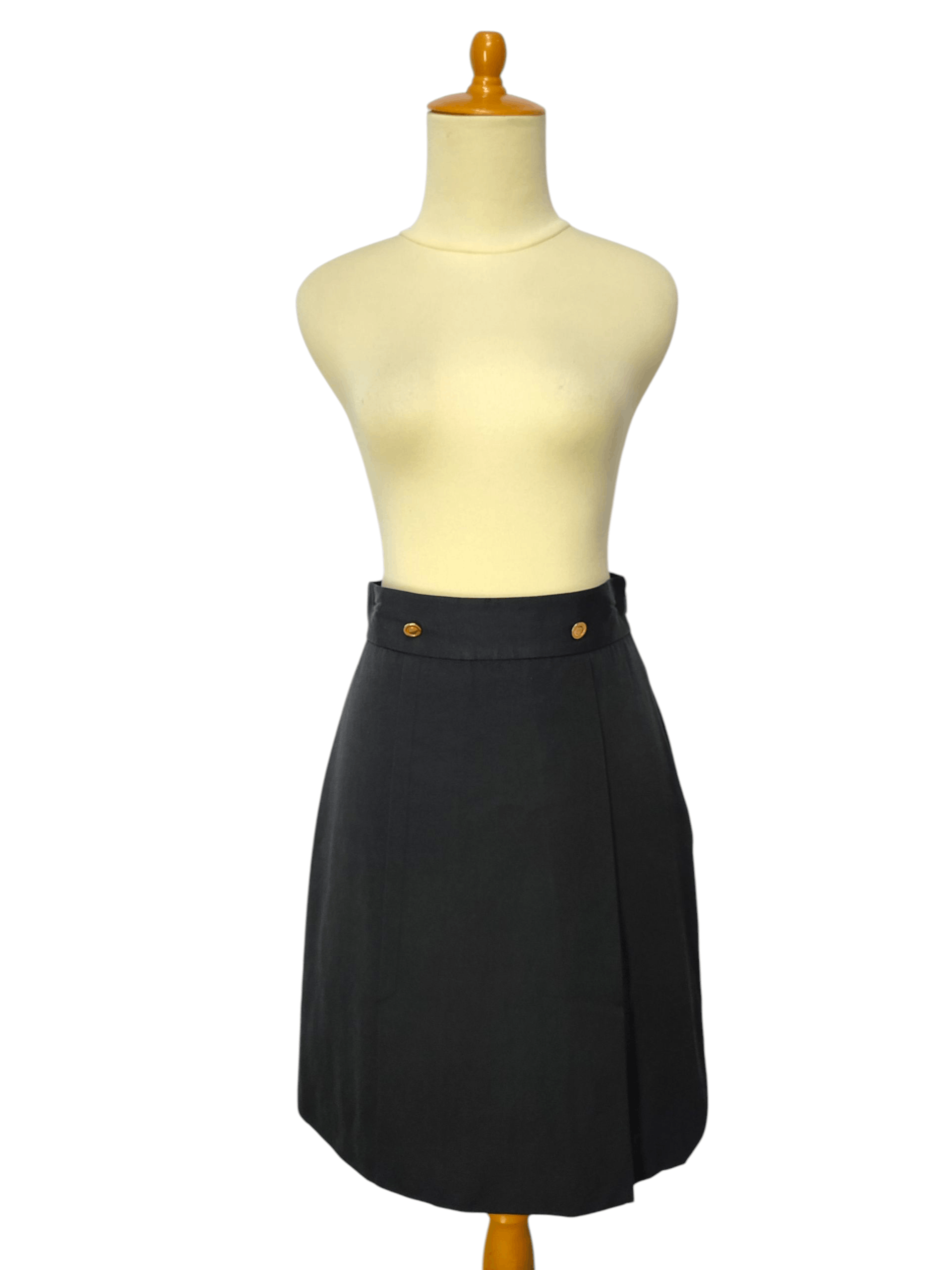 スカート GUCCI by TOM FORD Knee-length skirt Gucci Spring 1998 Tom Ford Dark Blue Denim Knee Length