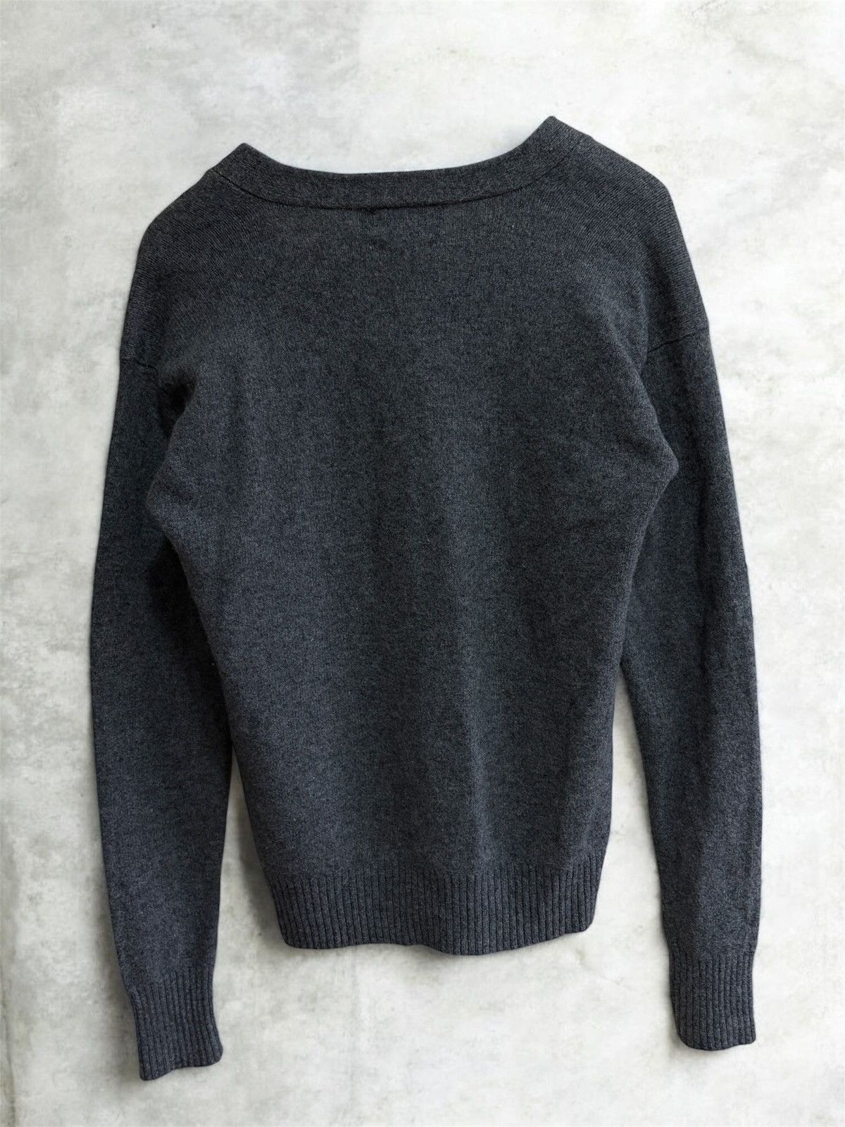Polo Ralph Lauren Polo Ralph Lauren Grey 100% Lambswool Cardigan Sweater L Size US L / EU 52-54 / 3 - 2 Thumbnail