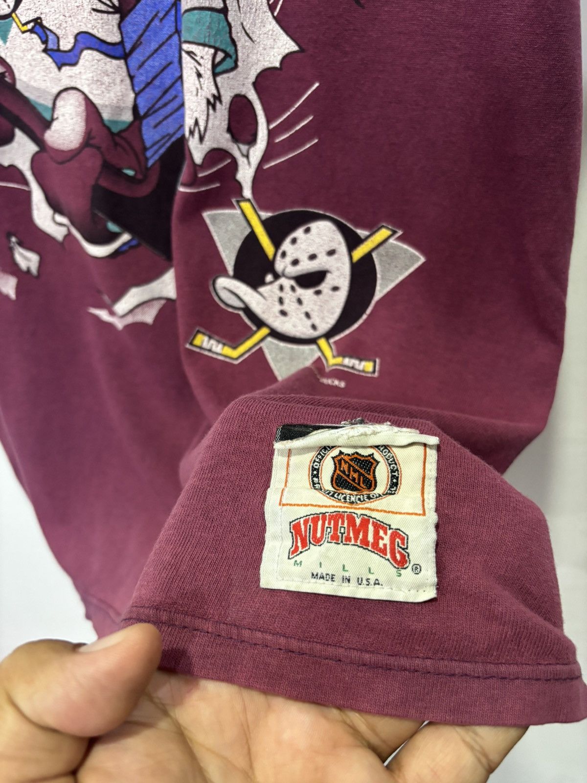 NHL × Vintage Vintage Mighty Ducks Tshirt Size US M / EU 48-50 / 2 - 4 Thumbnail
