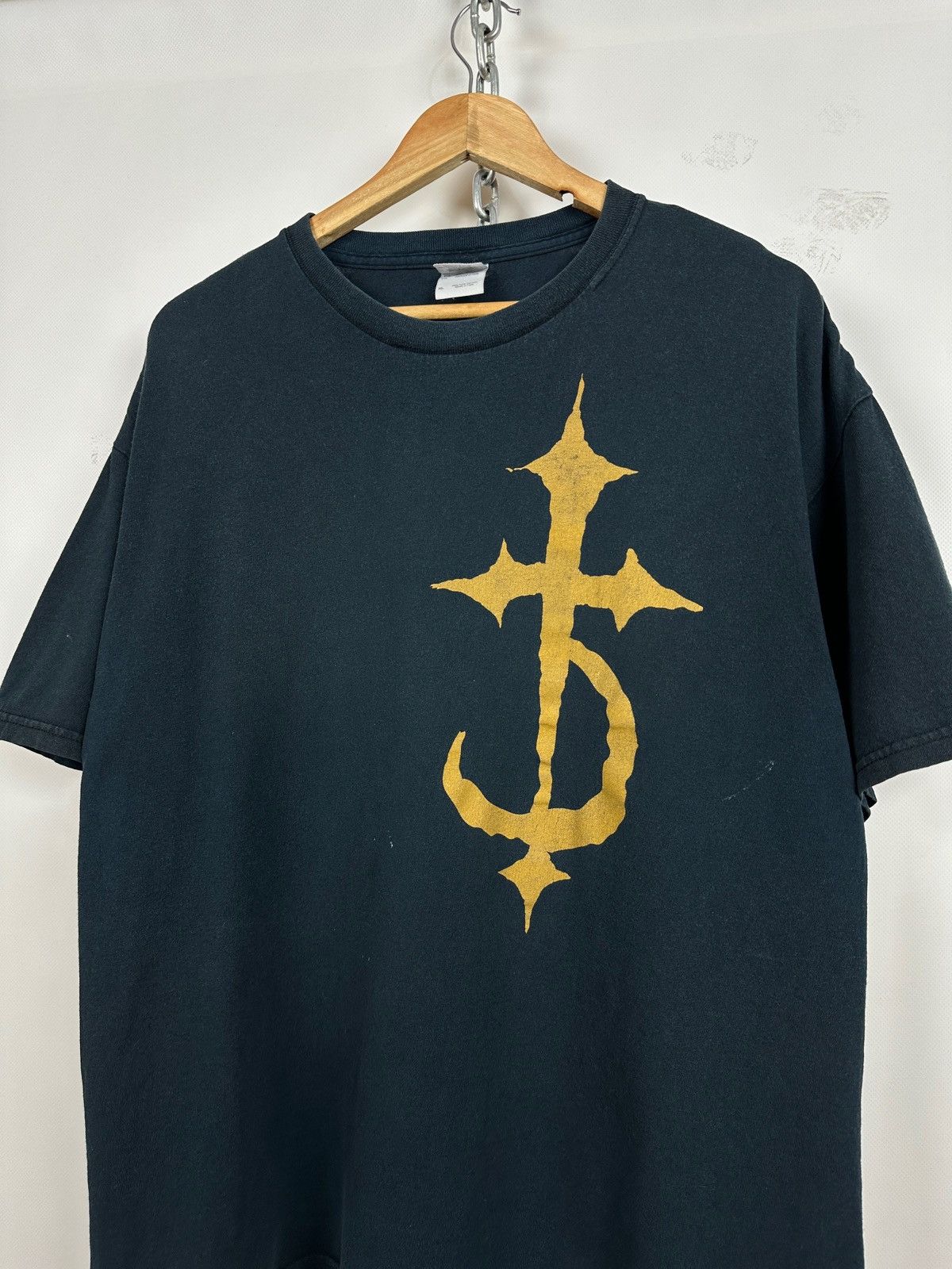 Band Tees Vintage DevilDriver God And Devil Faded Black Band T-Shirt Size US XL / EU 56 / 4 - 10 Thumbnail