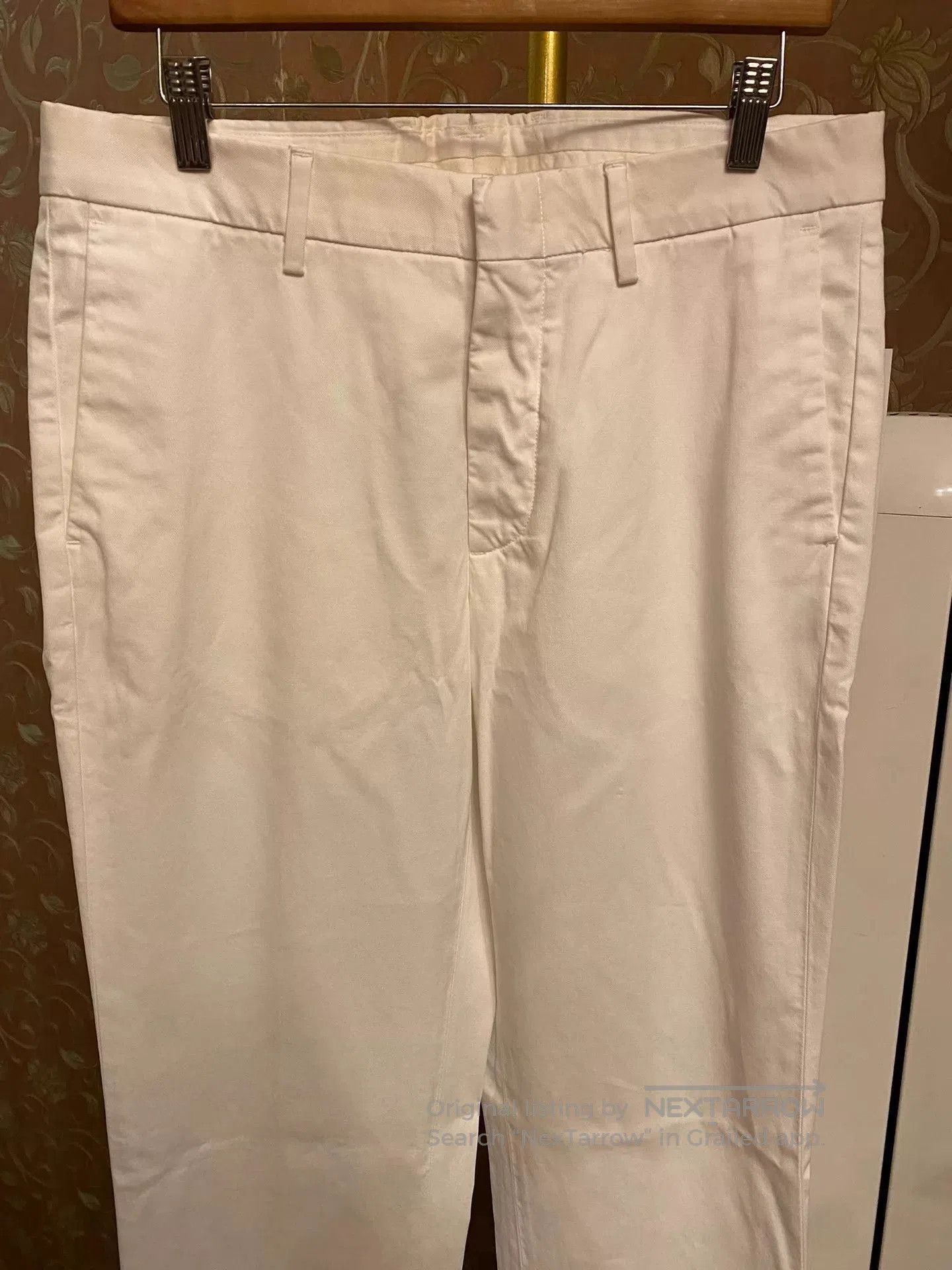 Alfred Dunhill White Casual Pants Size 34. Size US 34 / EU 50 - 2 Thumbnail