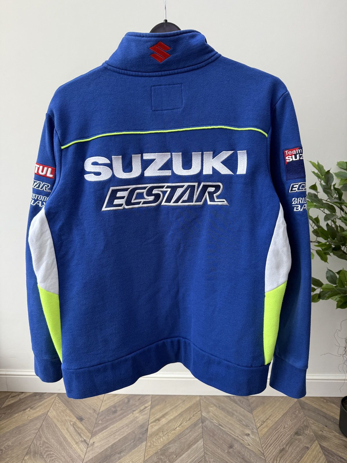 Other Vintage Suzuki MotoGP Team Jacket Mens Blue Full Zip Racing Size US XL / EU 56 / 4 - 12 Thumbnail