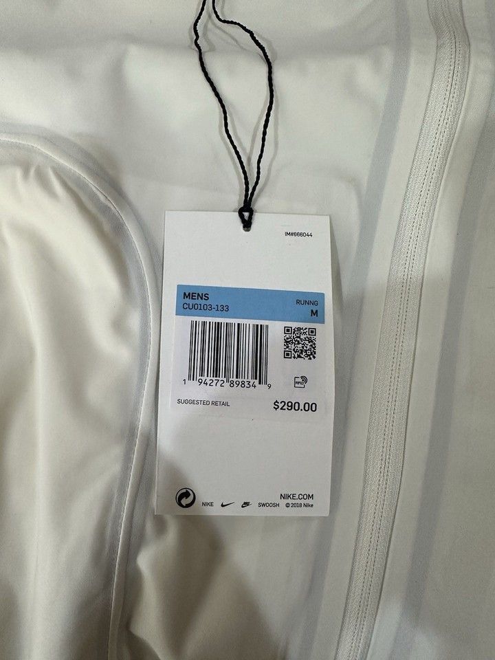 Nike Nike x Gyakusou Gira 3-Layer White Running Jacket Sz Medium Size US M / EU 48-50 / 2 - 4 Thumbnail