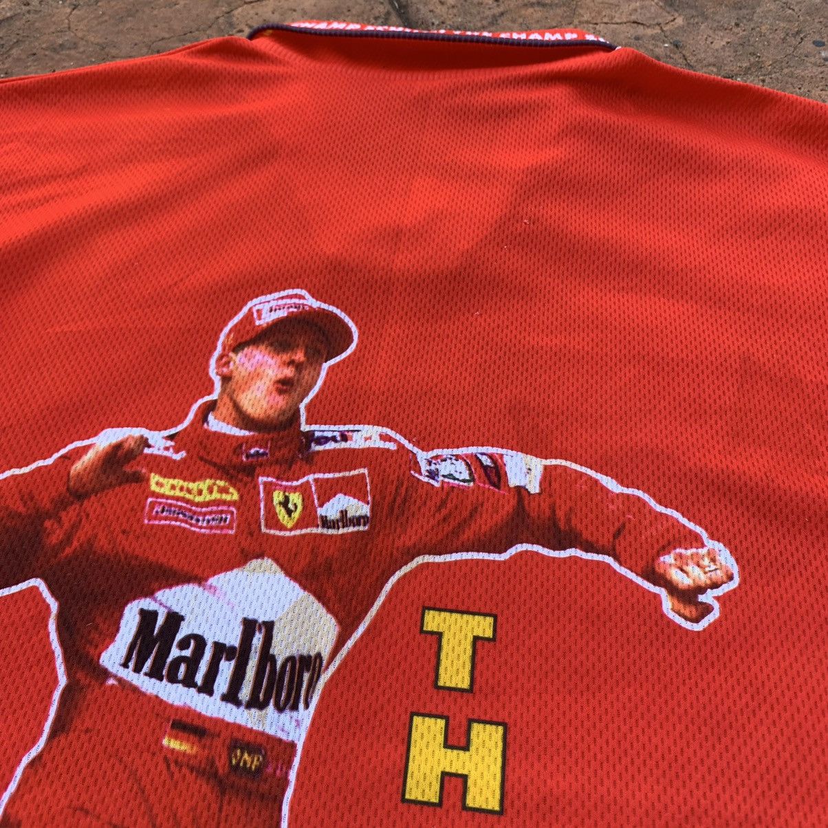 Ferrari Vintage formula one michael schumacher champions Jersey Size US XL / EU 56 / 4 - 12 Thumbnail