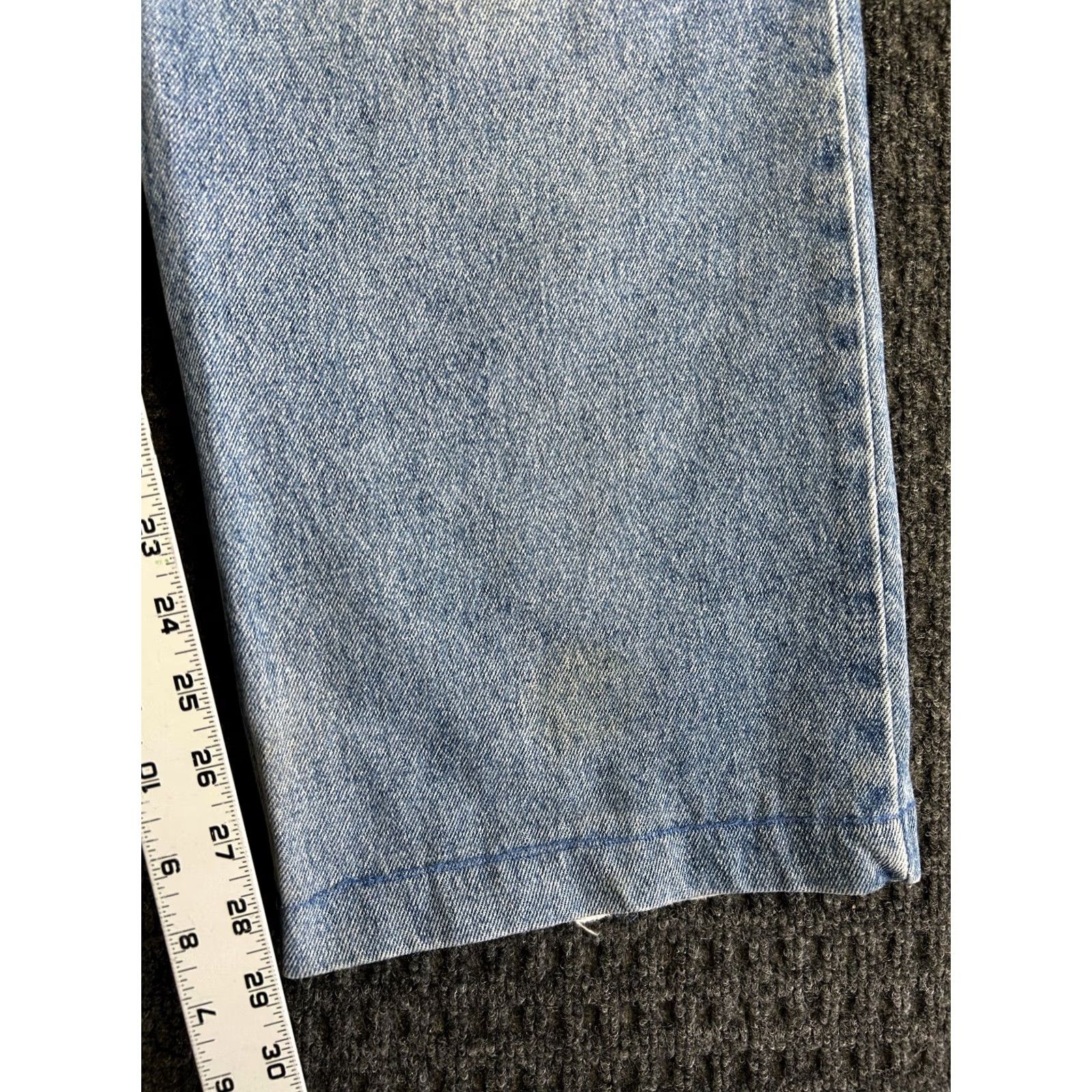Vintage VINTAGE Urban Pipeline Jeans Wide-Leg 40 x 29 Mens Denim Blue Baggy Distressed 90s Band Grunge Retro USA Leather? Size US 40 / EU 56 - 7 Thumbnail