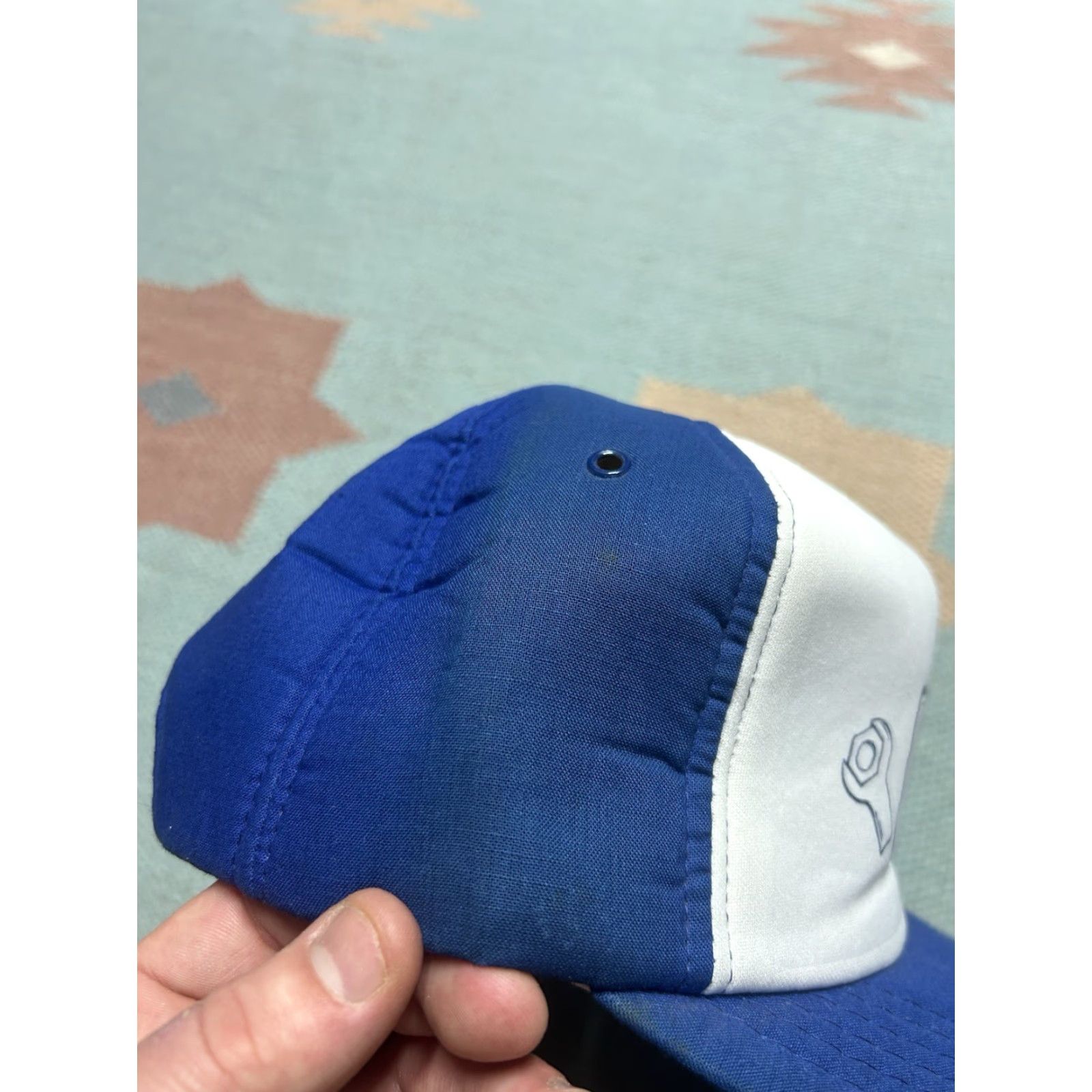 Vintage VINTAGE SnapBack Hat Cap Libra & Associates Lebanon Oregon blue white adjustable Mens Adjustable Cap Size ONE SIZE - 8 Thumbnail
