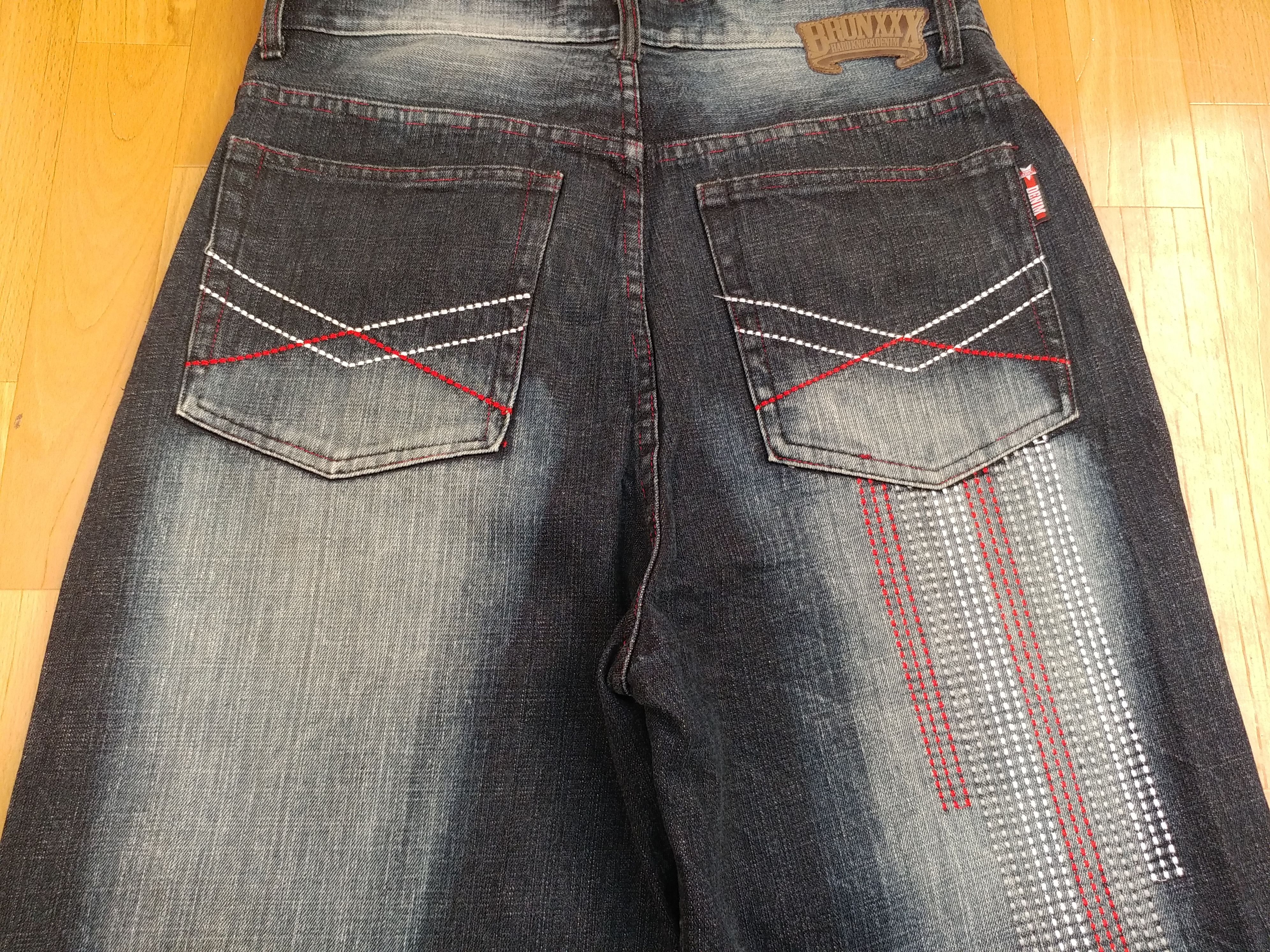 Other Bronxxx jeans, vintage, 90s hip hop, baggy Bronx NYC 34 Size US 34 / EU 50 - 12 Thumbnail