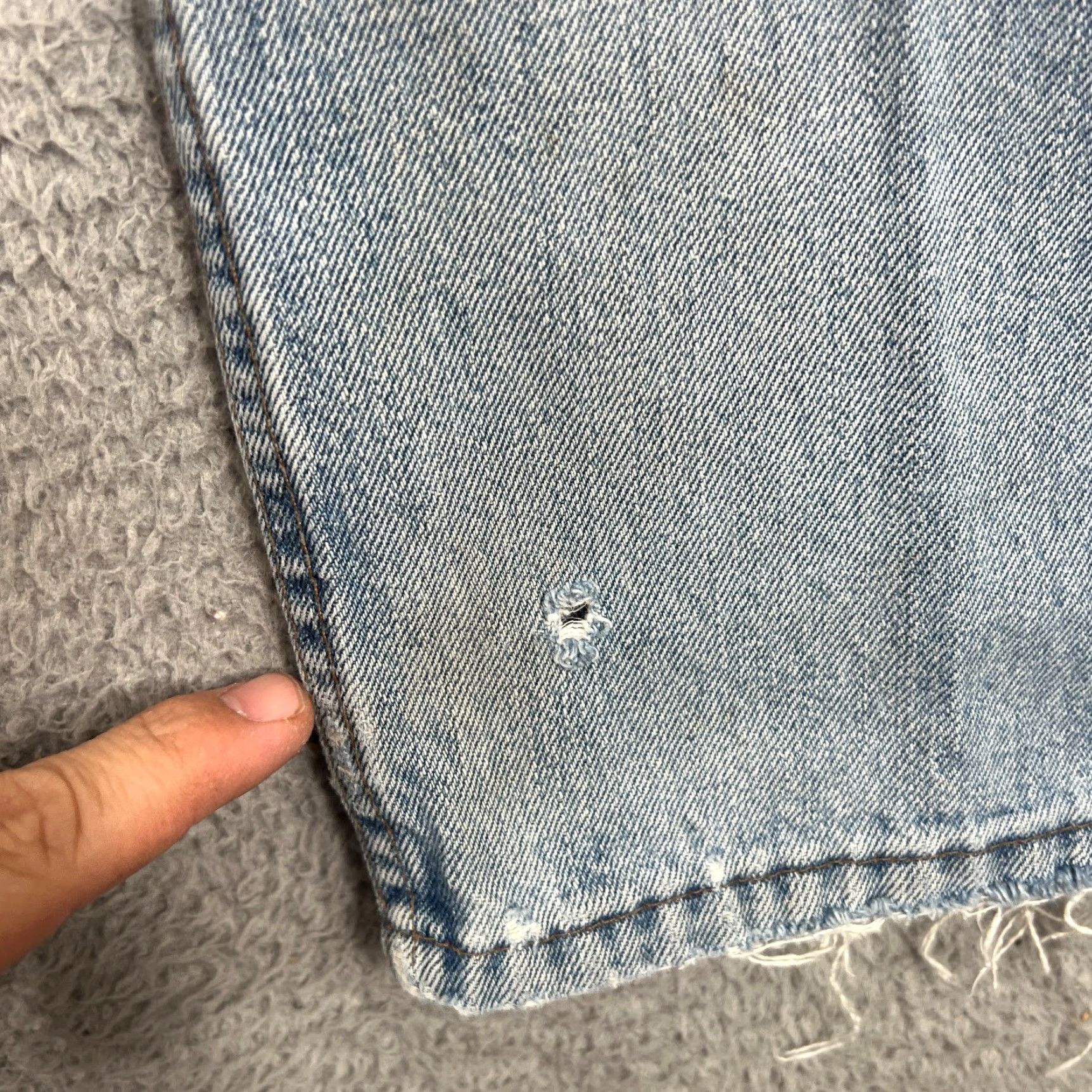Vintage Levis Silvertab Baggy Jeans 36x34 Loose Straight Leg Vintage Baggy Distressed Size US 36 / EU 52 - 2 Thumbnail