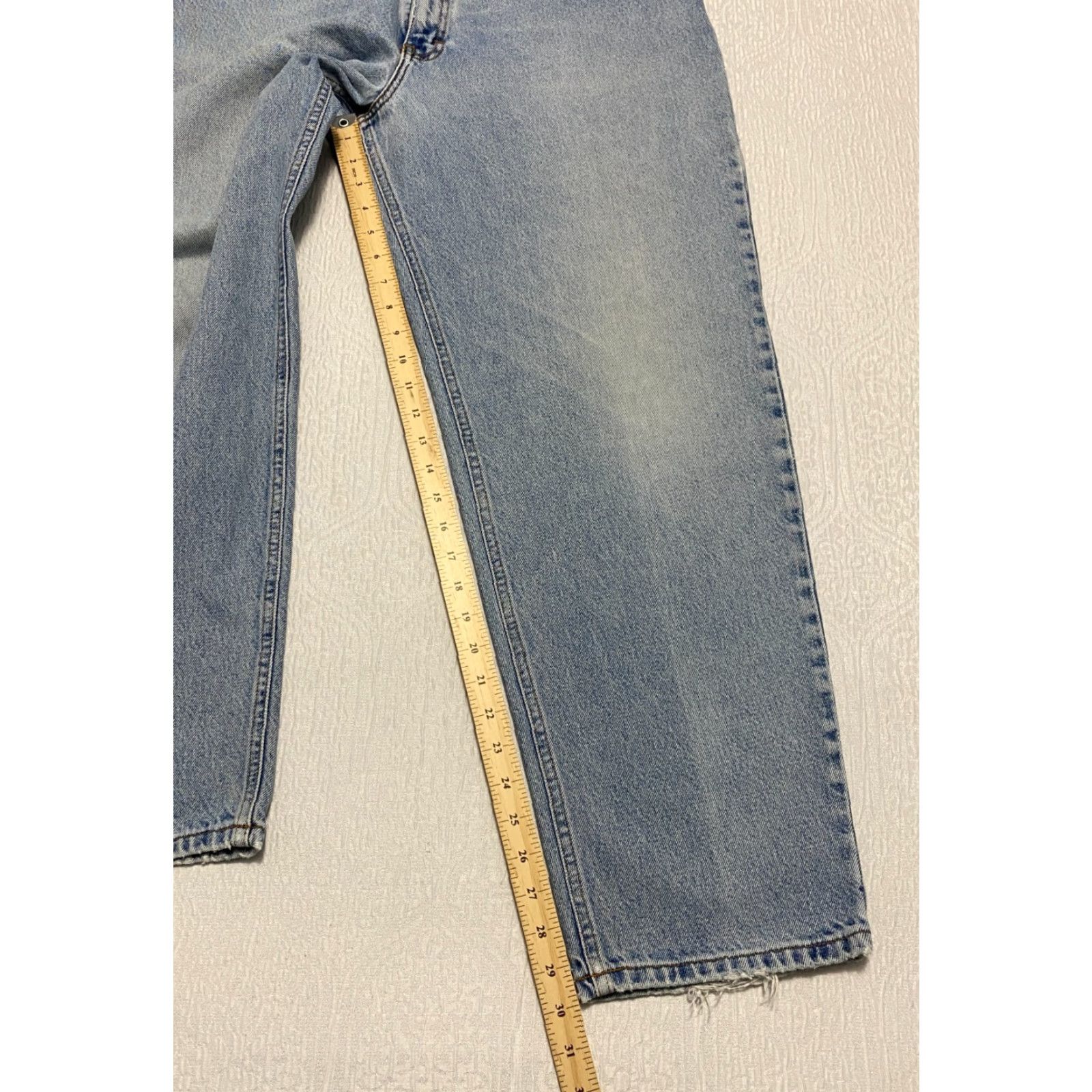 Calvin Klein VINTAGE Calvin Klein Jeans Mens 5-Pocket Denim 38x30 Stone Wash Blue 80s 90s USA Relaxed Wide-Leg Shirt? Size US 37 - 7 Thumbnail